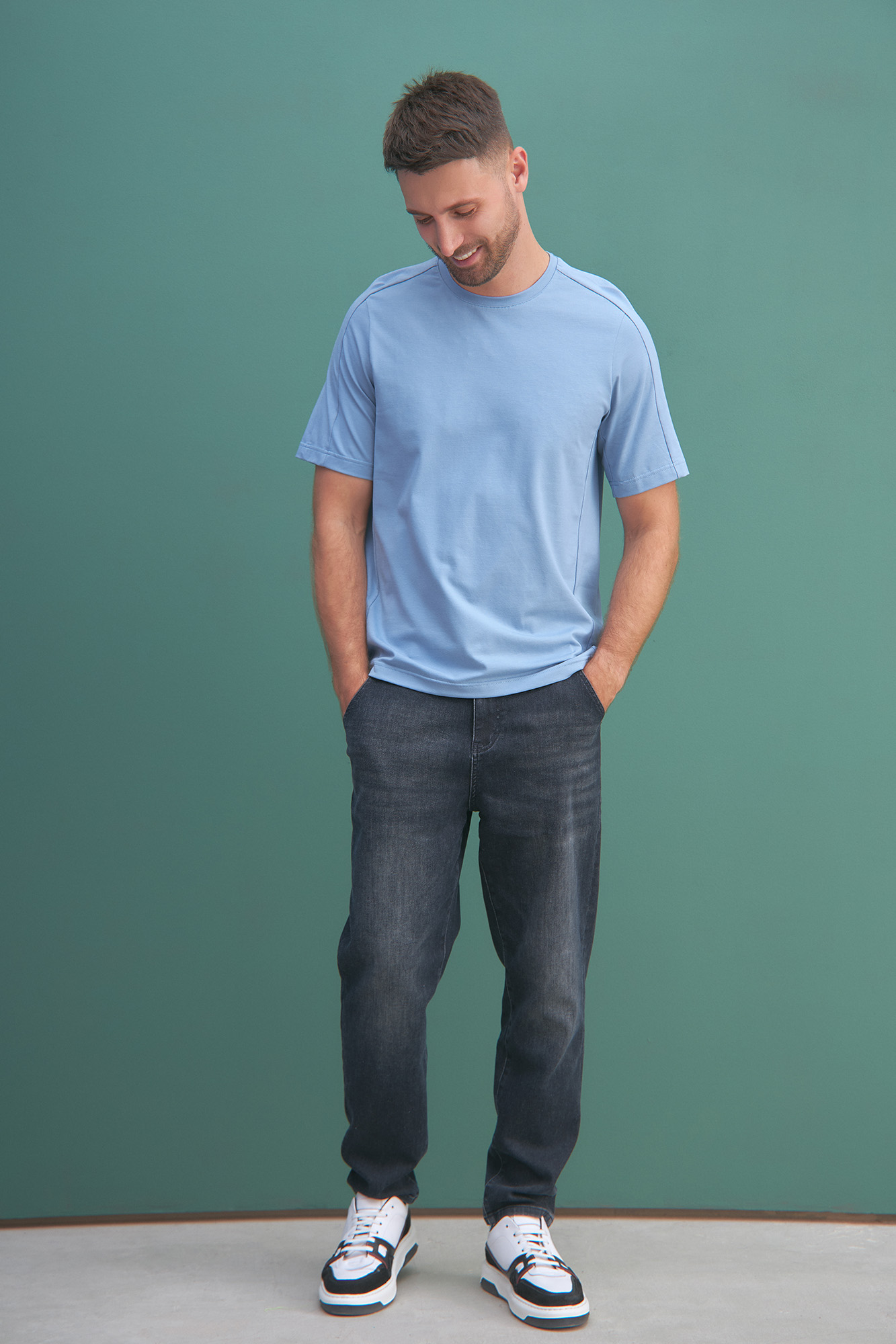 M-232-P-0012 Футболка The Hills Синий