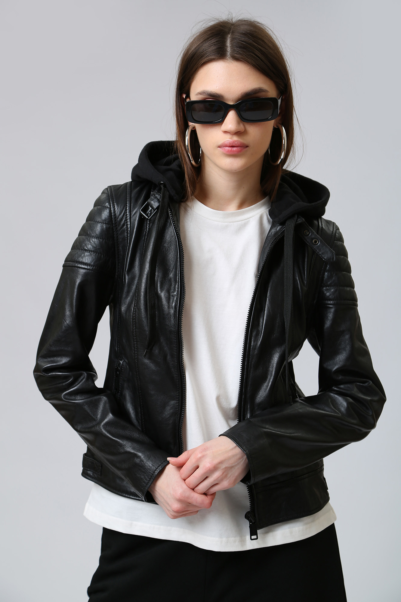 MU-W23-51 куртка кожаная mustang 