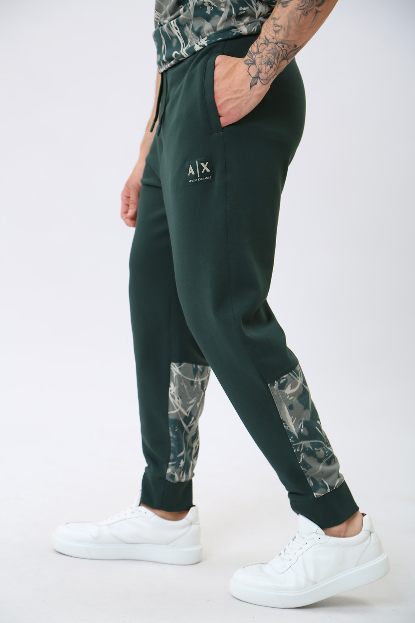 3RZPHA_ZJXAZ Брюки спортивные Armani Exchange Зеленый