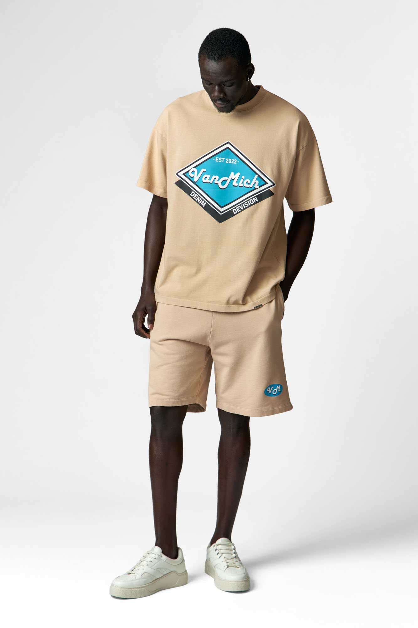 VM-ERK-22-413 Футболка Van Mich Бежевый