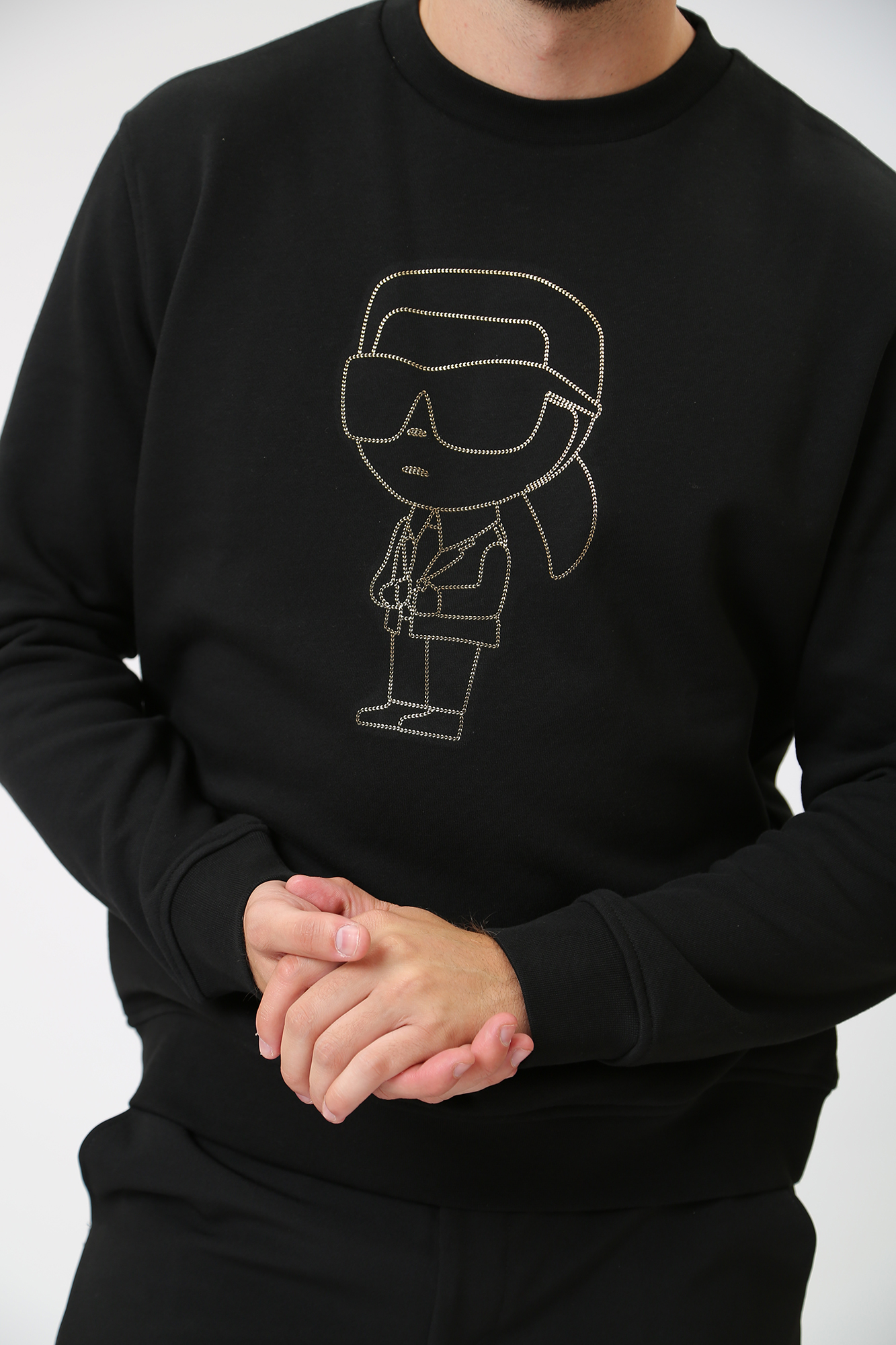 534910_705420 Свитшот Karl Lagerfeld Черный