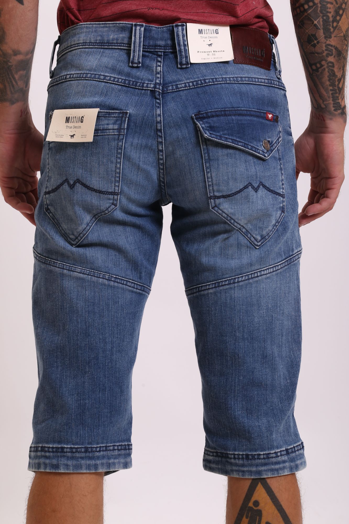 1011161-5000 Бриджи Mustang Голубой