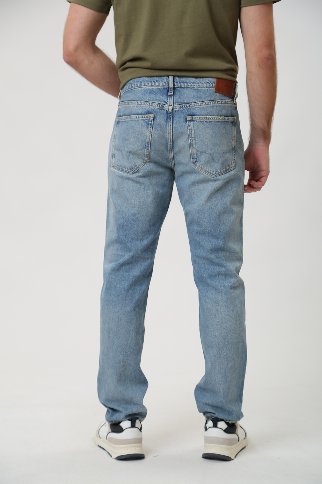 PM207394MI9 Джинсы STRAIGHT JEANS  Pepe Jeans Голубой