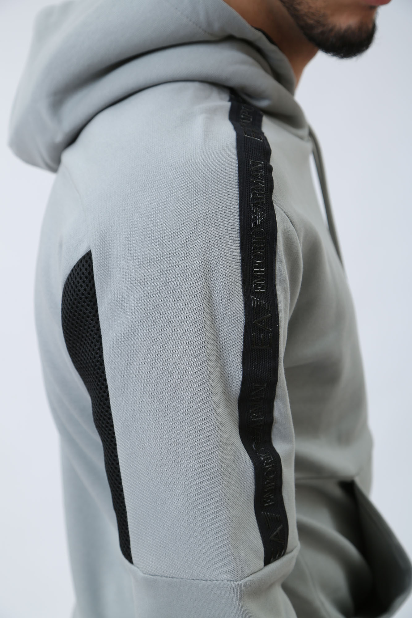 3DPM57_PJEQZ Худи EA7 Серый