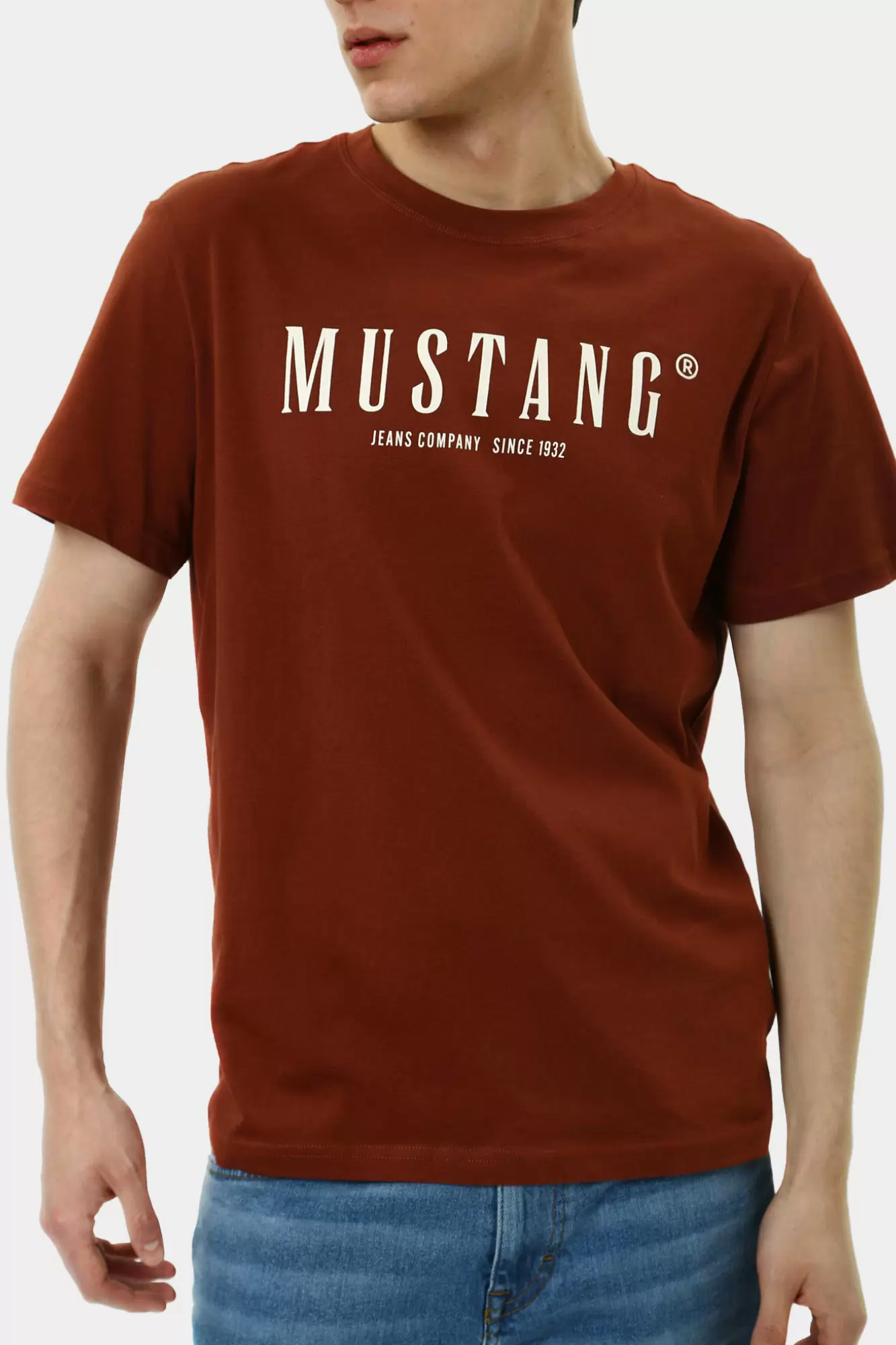 1015826 Футболка Mustang Красный