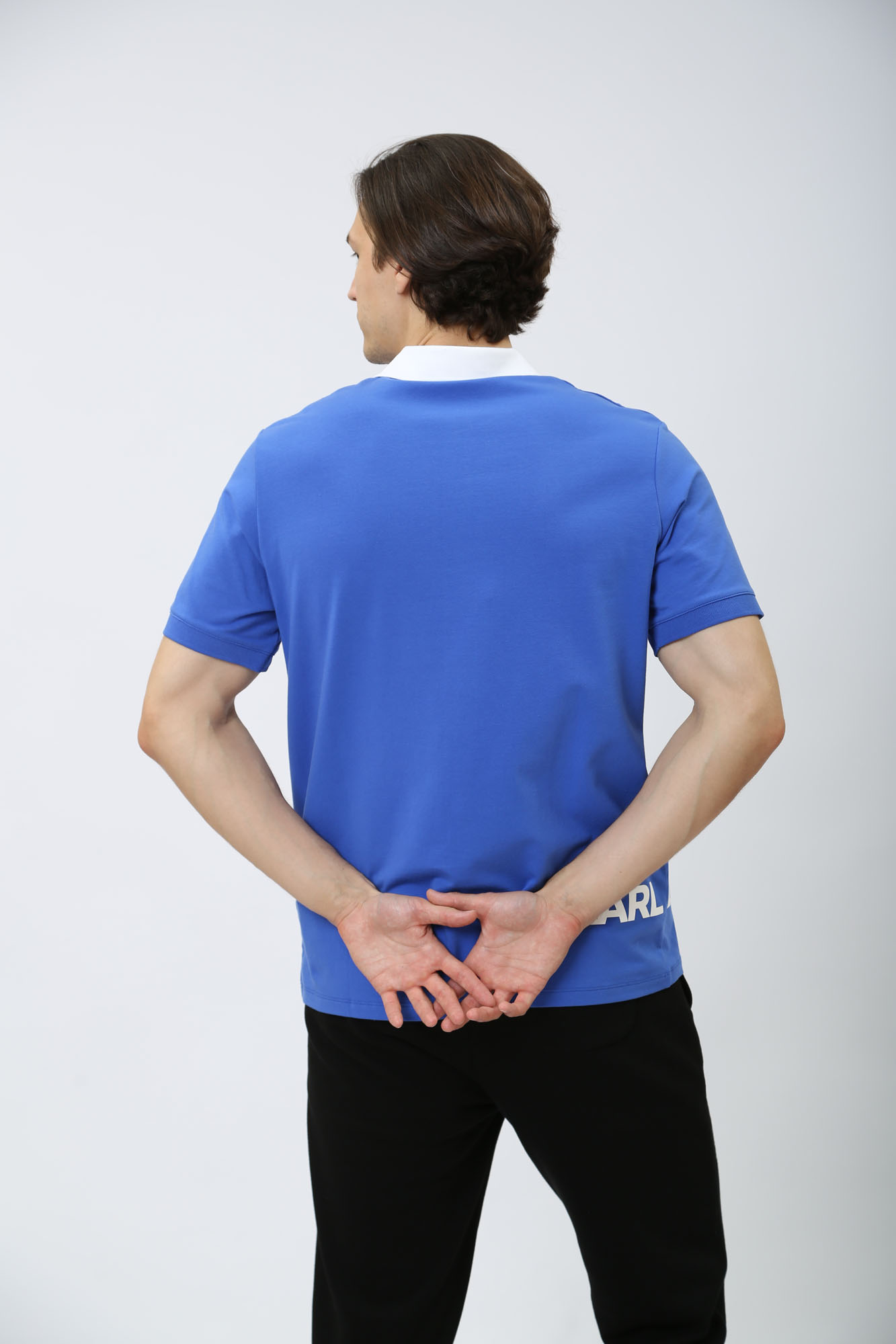 542221_745020 Поло Karl Lagerfeld Голубой