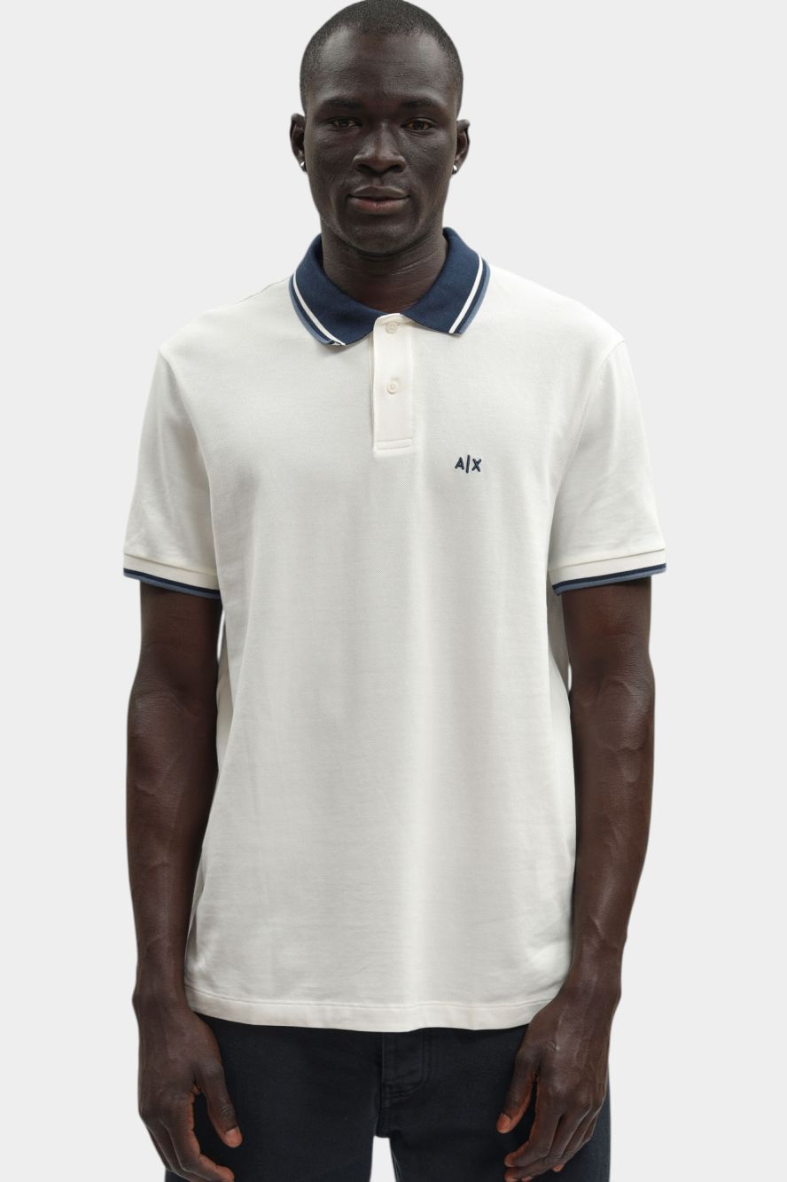 Поло Armani Exchange Белый