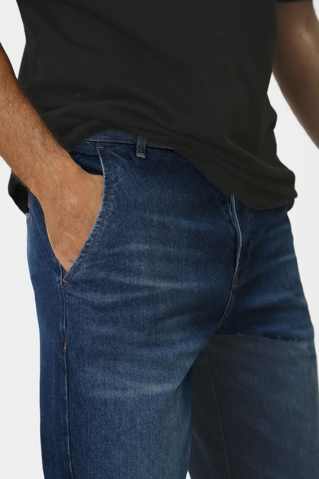 1015551-5000 Брюки джинсовые Mustang Синий