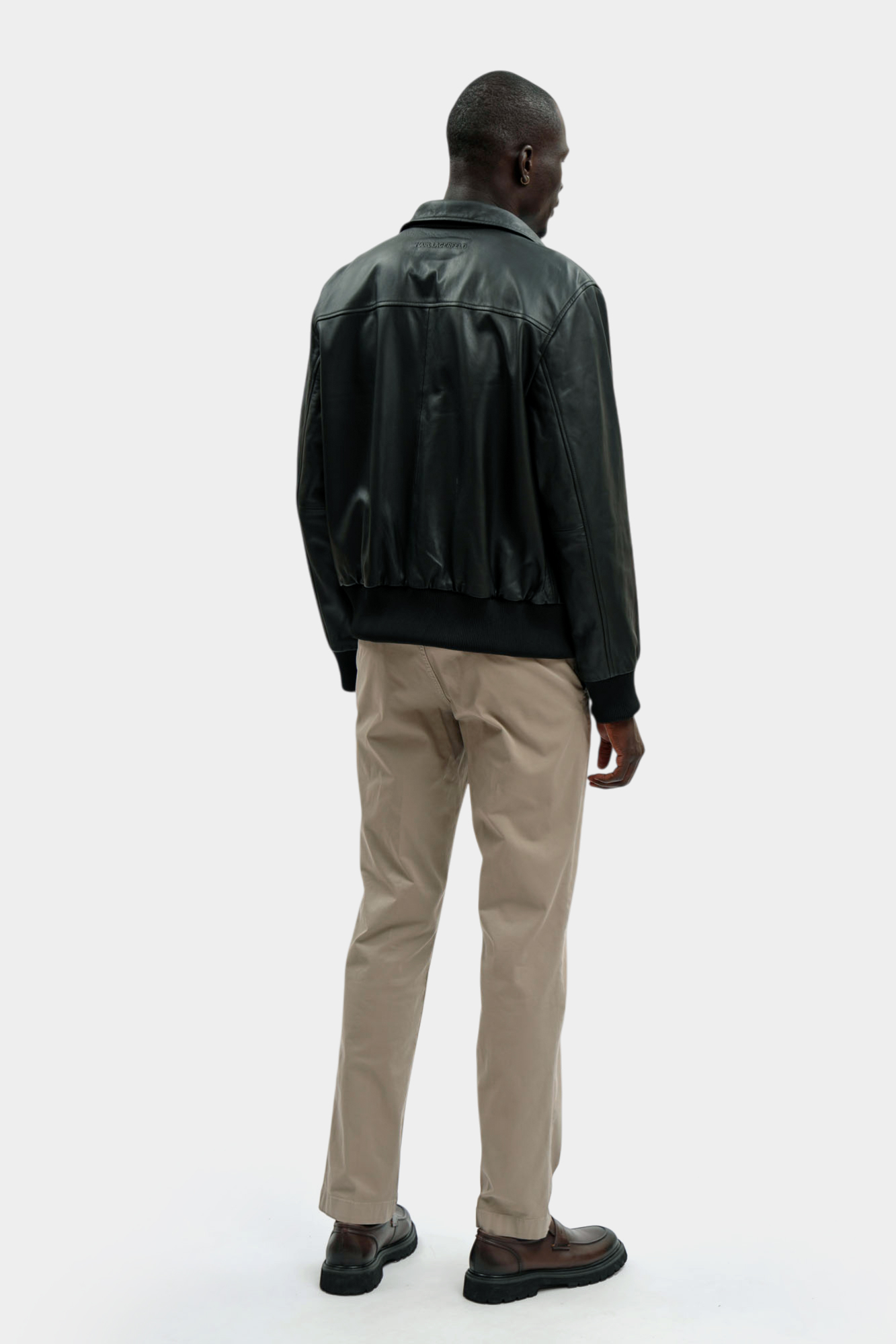 Куртка кожаная Karl Lagerfeld Черный