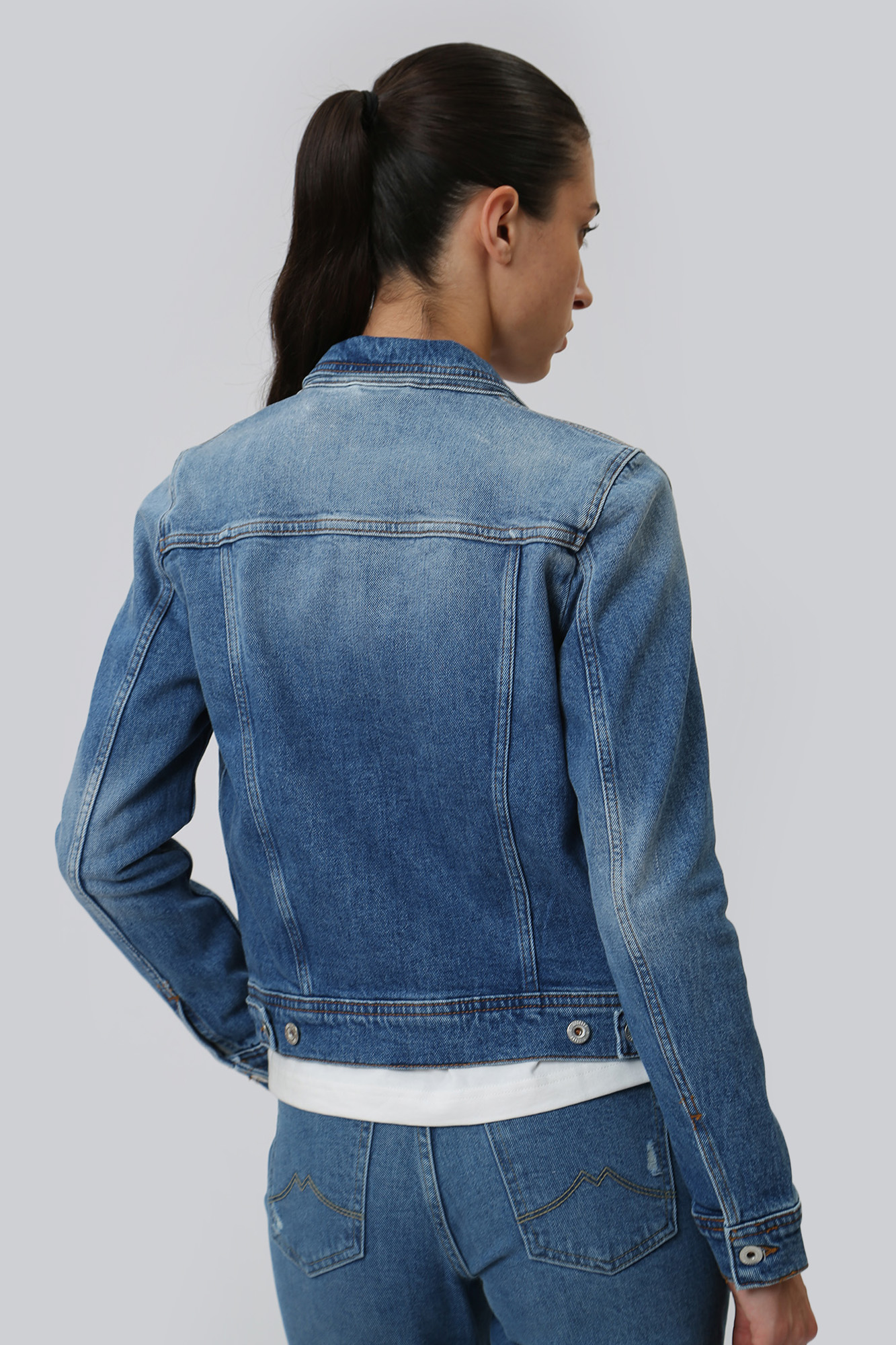 1014375-5000 куртка джинсовая mustang