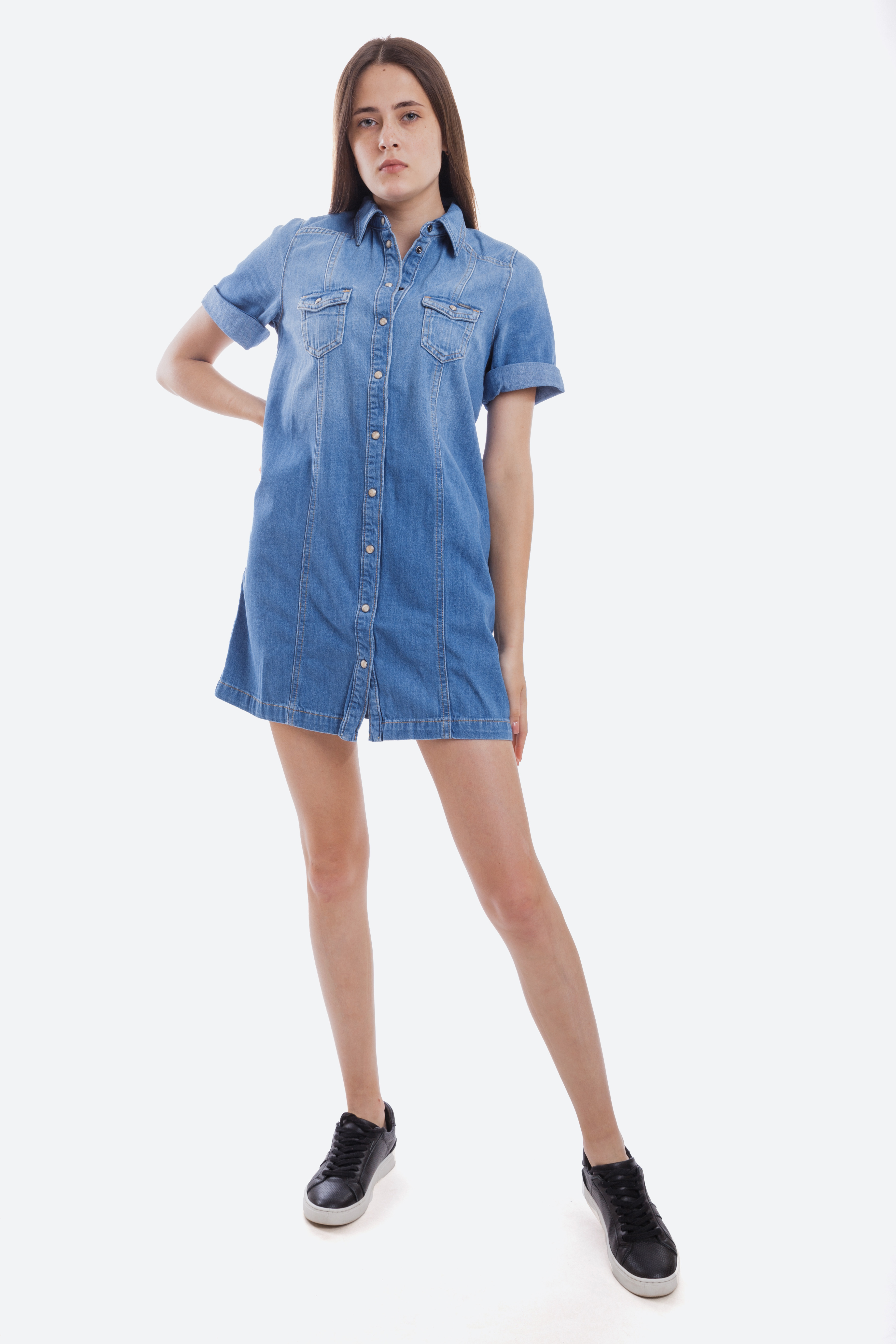 PL952962 платье джинсовое pepe jeans 