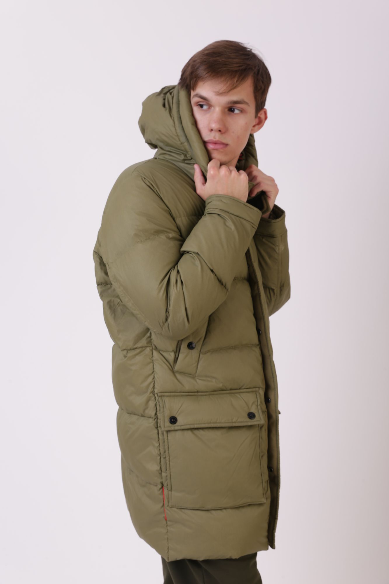 10007921 Куртка пуховая Strellson Хаки