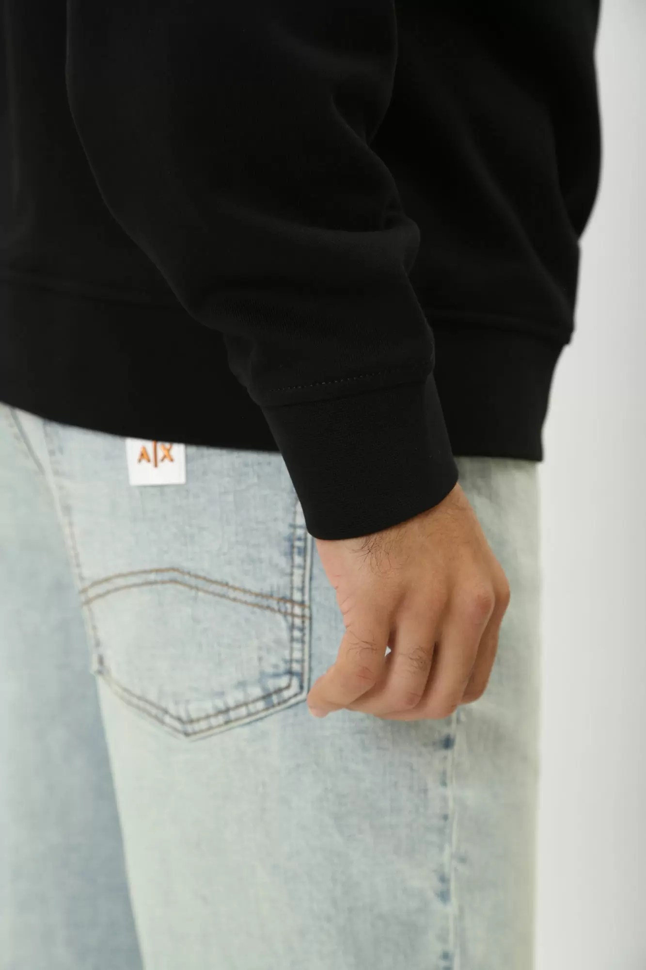 6DZMLF_ZJ4XZ_1200 Свитшот Armani Exchange Черный