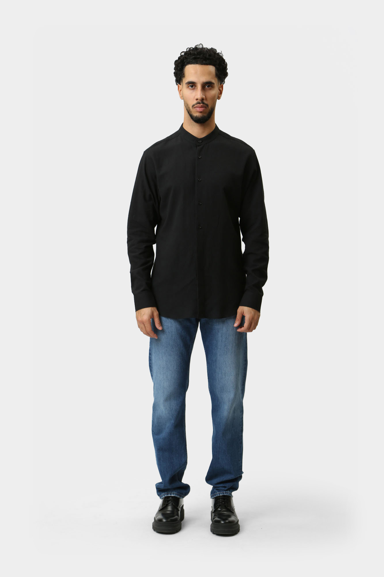 BMS0189 Рубашка Bikkembergs Черный