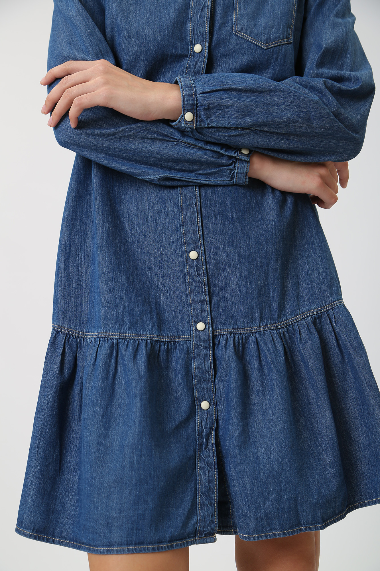 PL953334 платье джинсовое д/р pepe jeans 