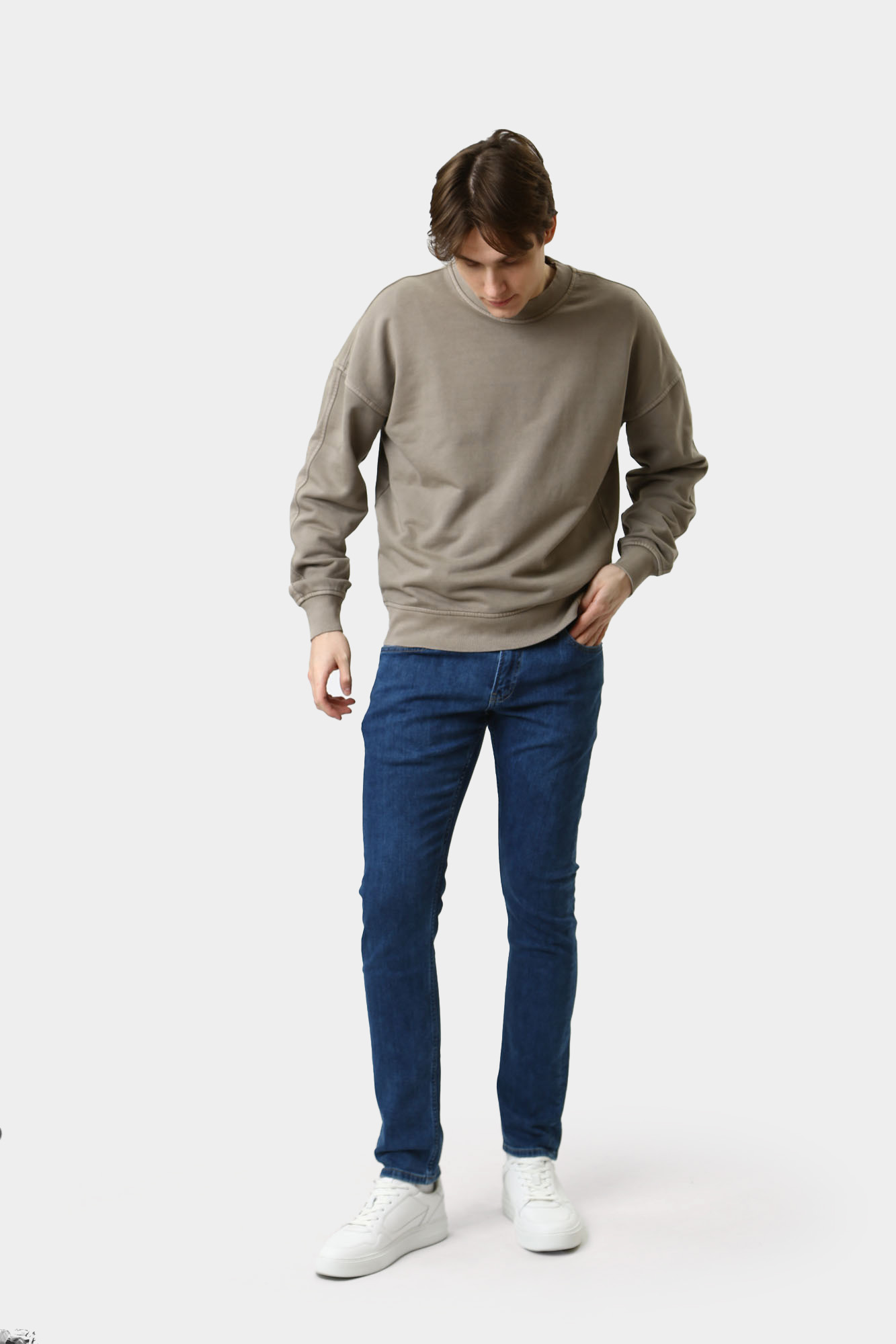 J30J326844 Брюки джинсовые Calvin Klein Jeans Синий