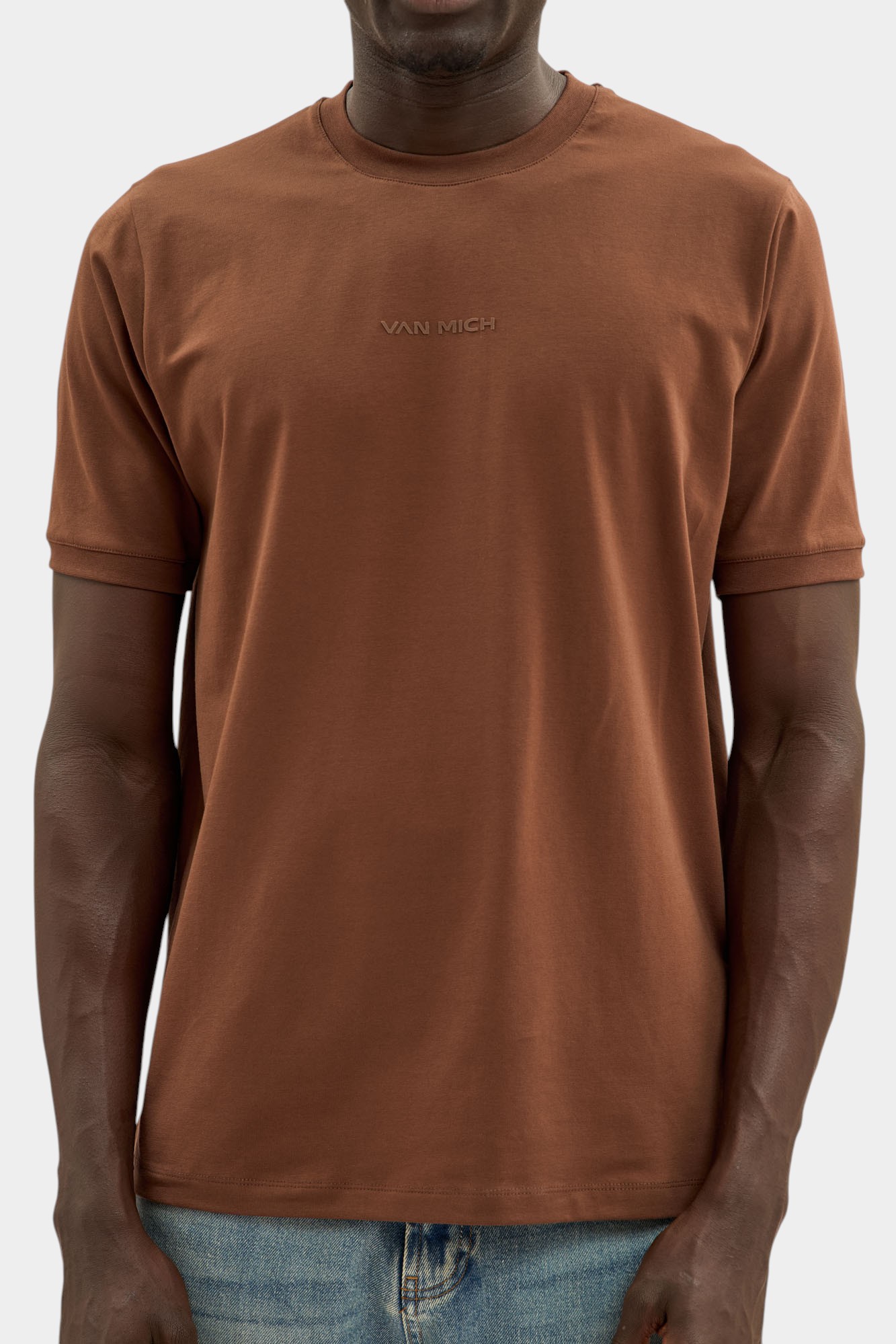 VM-ERK-22-573 Футболка Van Mich Коричневый