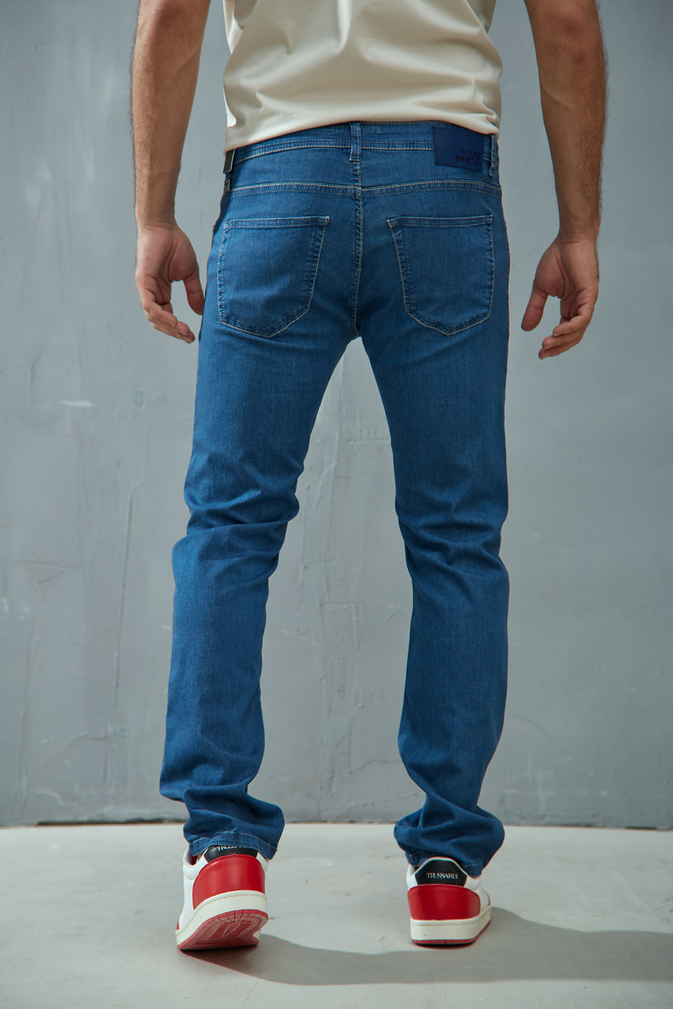 VM-OMA-33-019 Джинсы REGULAR TAPER  Van Mich Голубой