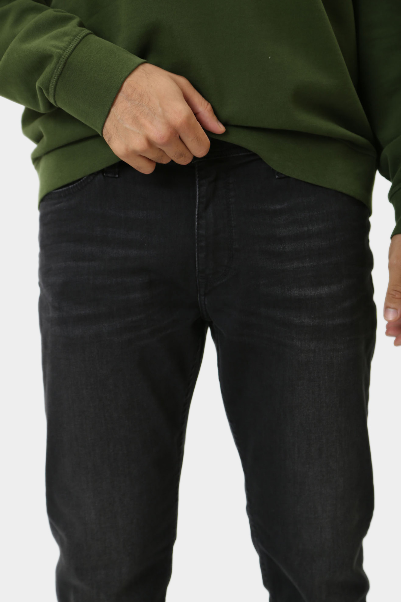 1015498-4000 Брюки джинсовые Mustang Черный