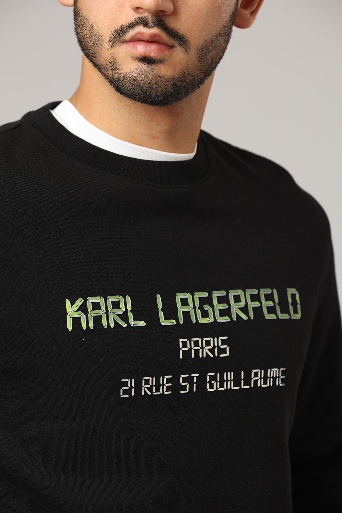 523910_705085 Свитшот Karl Lagerfeld Черный