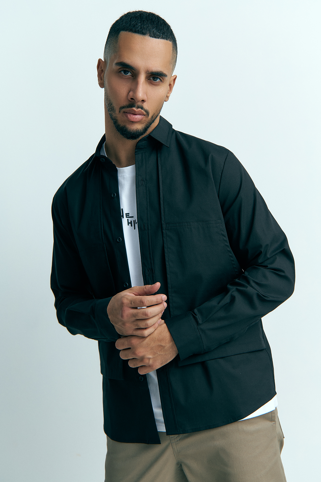 M-232-TH-56-0173 Рубашка с длинным рукавом The Hills Черный