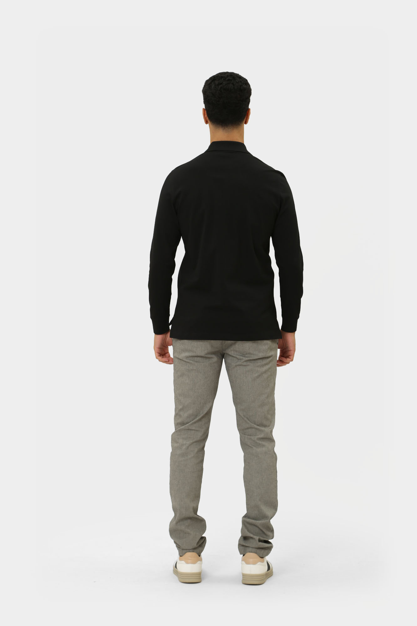 PBMT0271 Поло с длинным рукавом Bikkembergs Черный