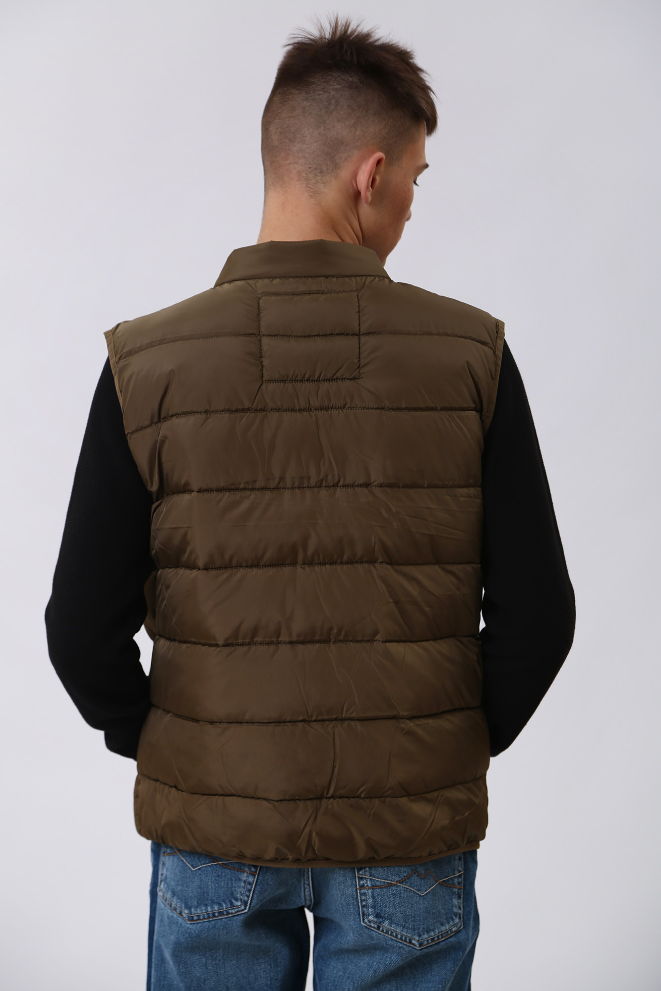 1012689 Жилет утепленный Mustang Коричневый