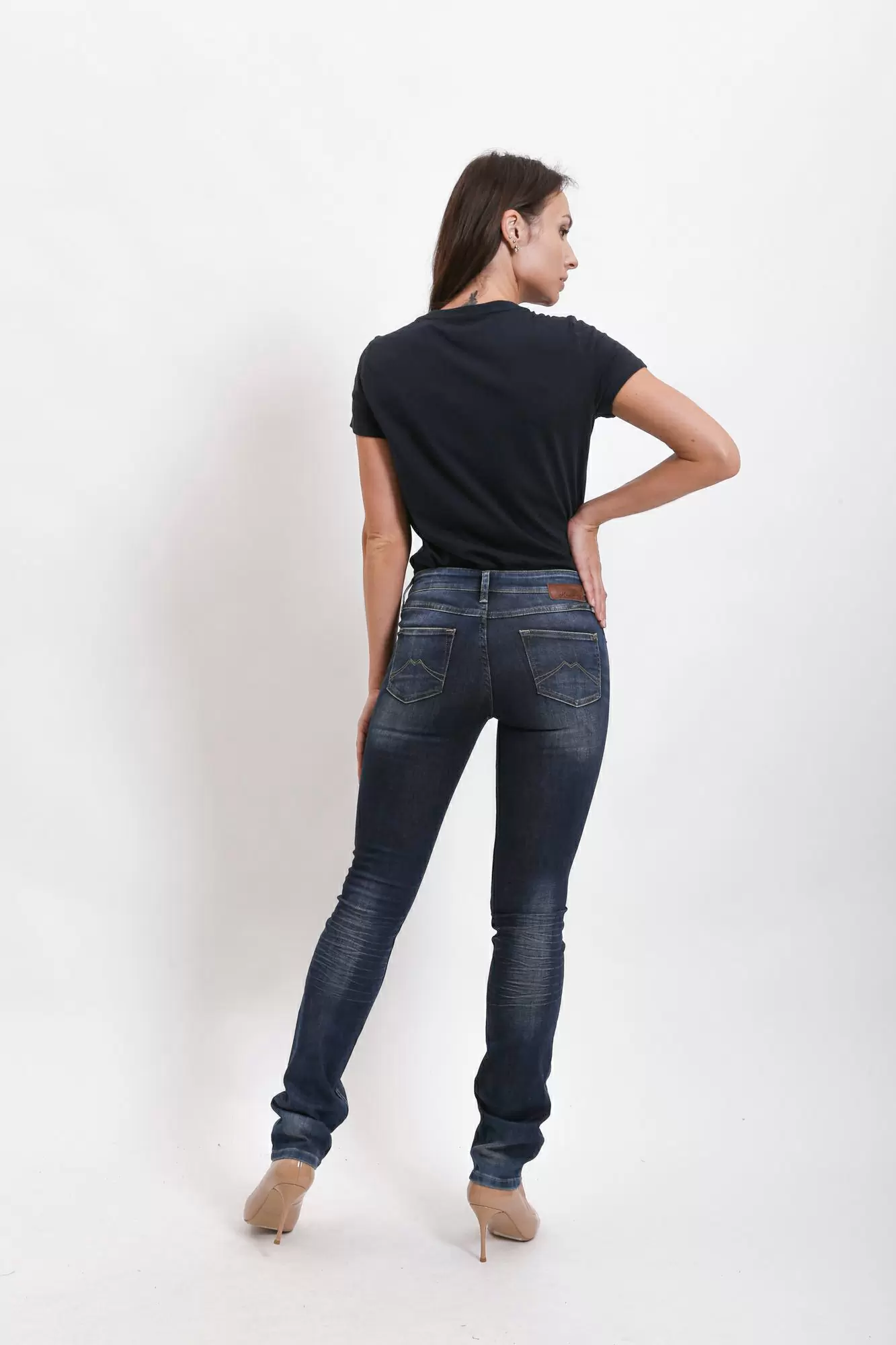 0586-503 джинсы jasmin slim mustang 