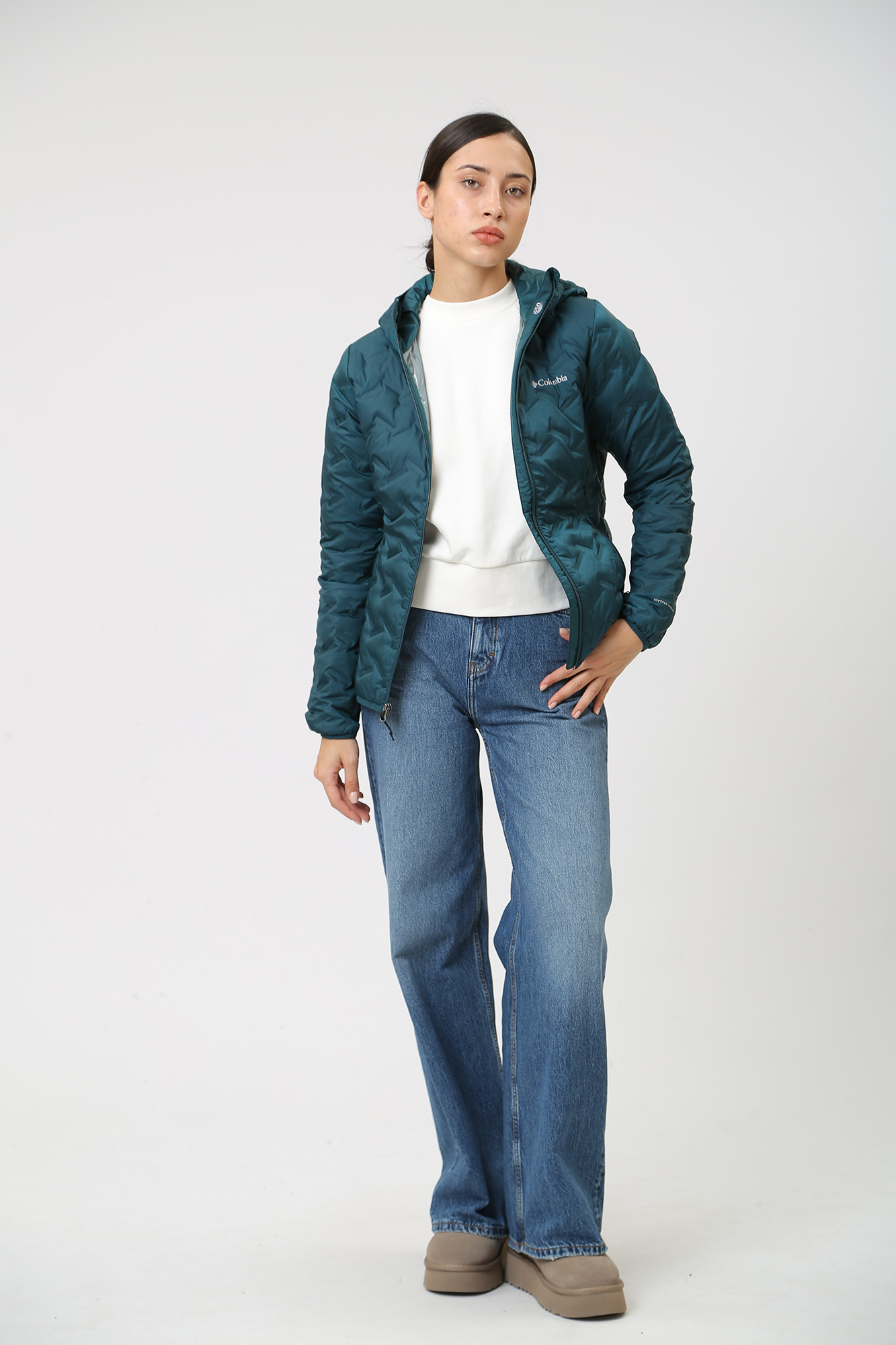 1875931 пуховик delta ridge™ down hooded jacket columbia 