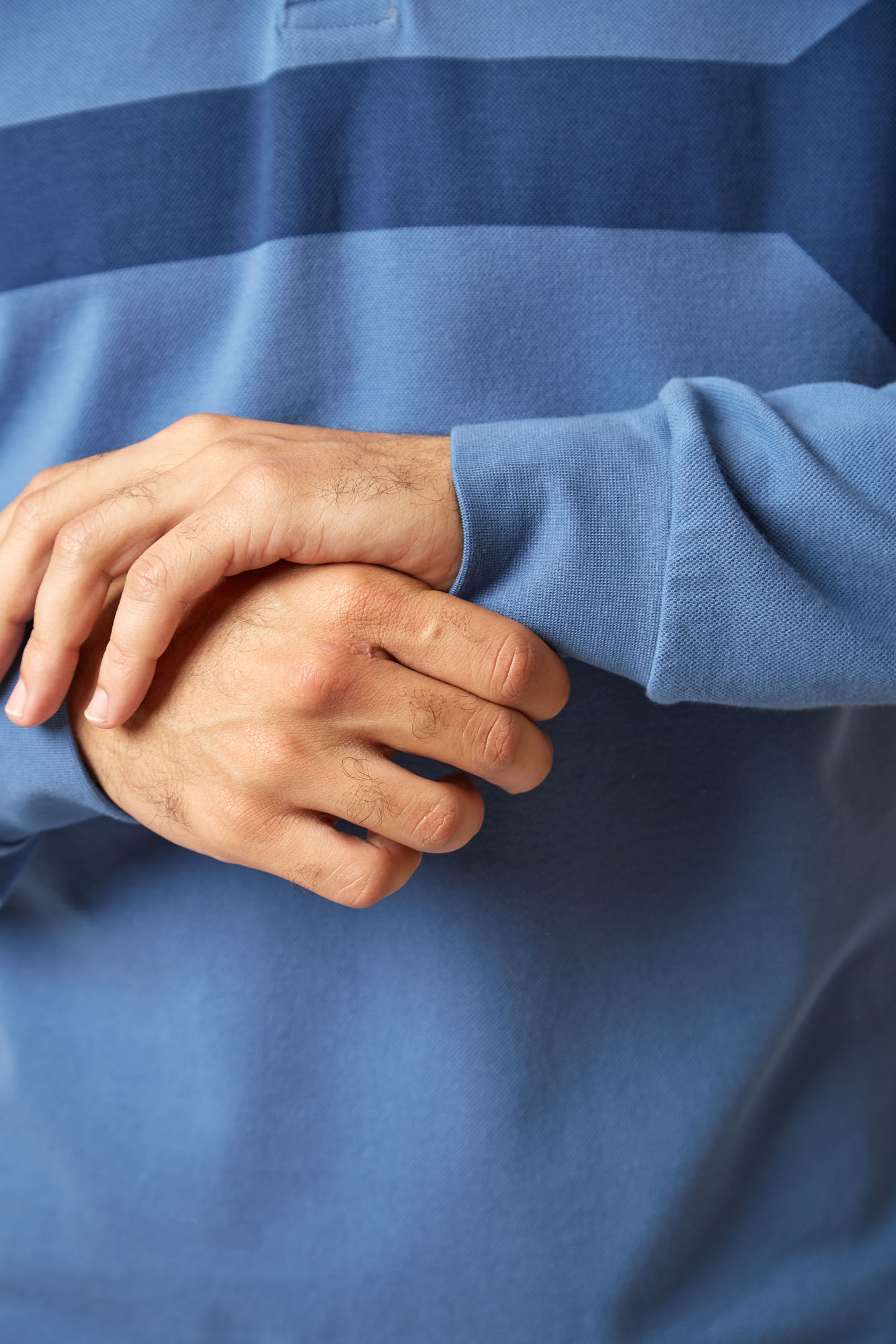 VM-ERK-22-312 Поло с длинным рукавом Van Mich Синий