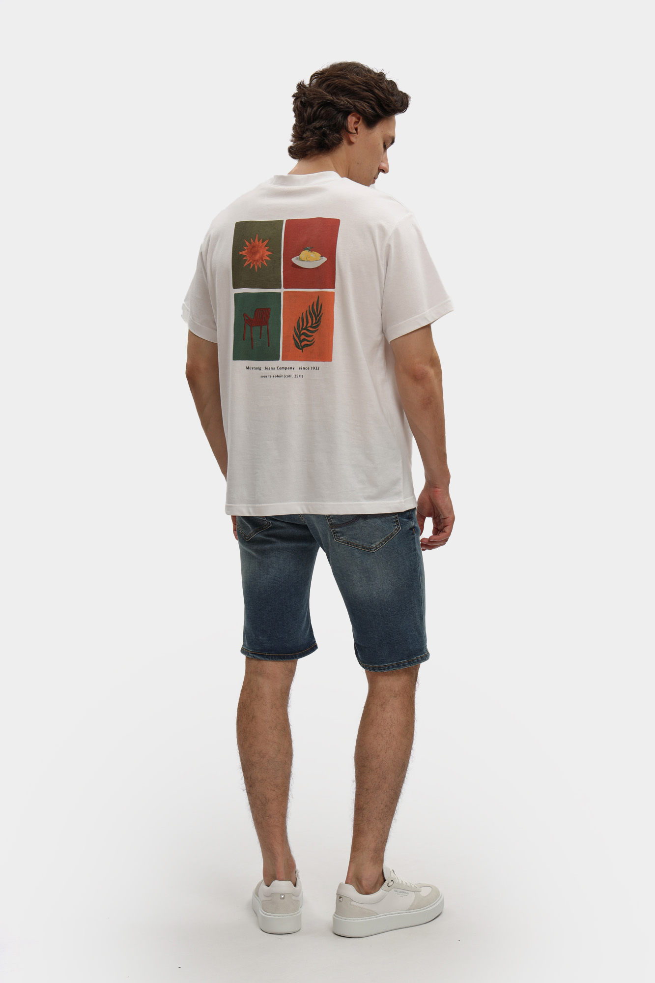 1016349-5000 Шорты джинсовые Mustang Синий