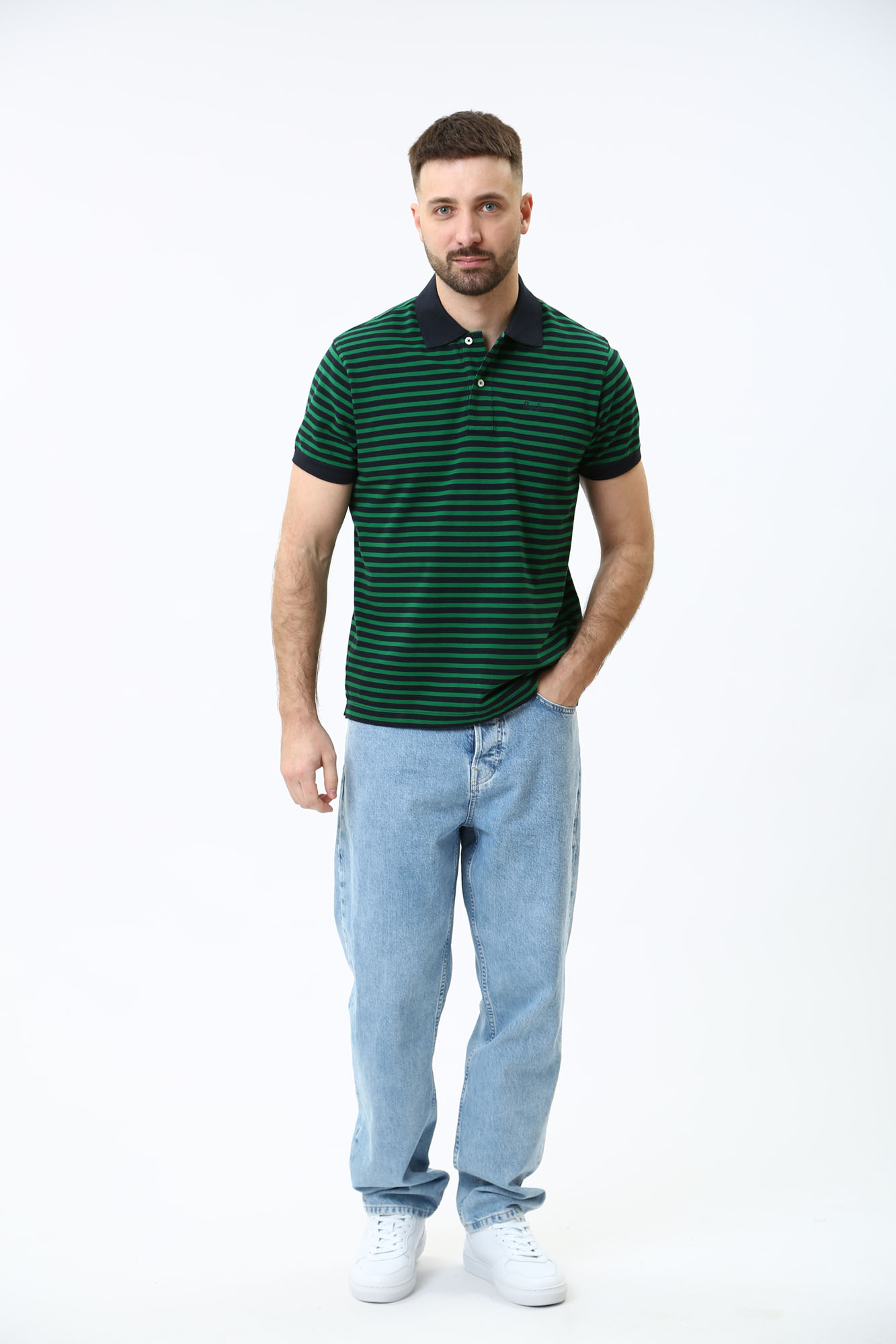 PM542153 Поло Pepe Jeans Зеленый