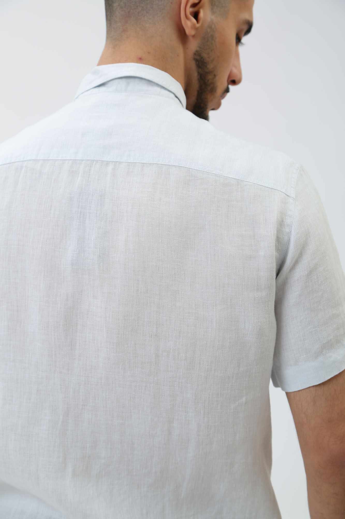 8NZC67_ZNCFZ Рубашка льняная Armani Exchange Синий