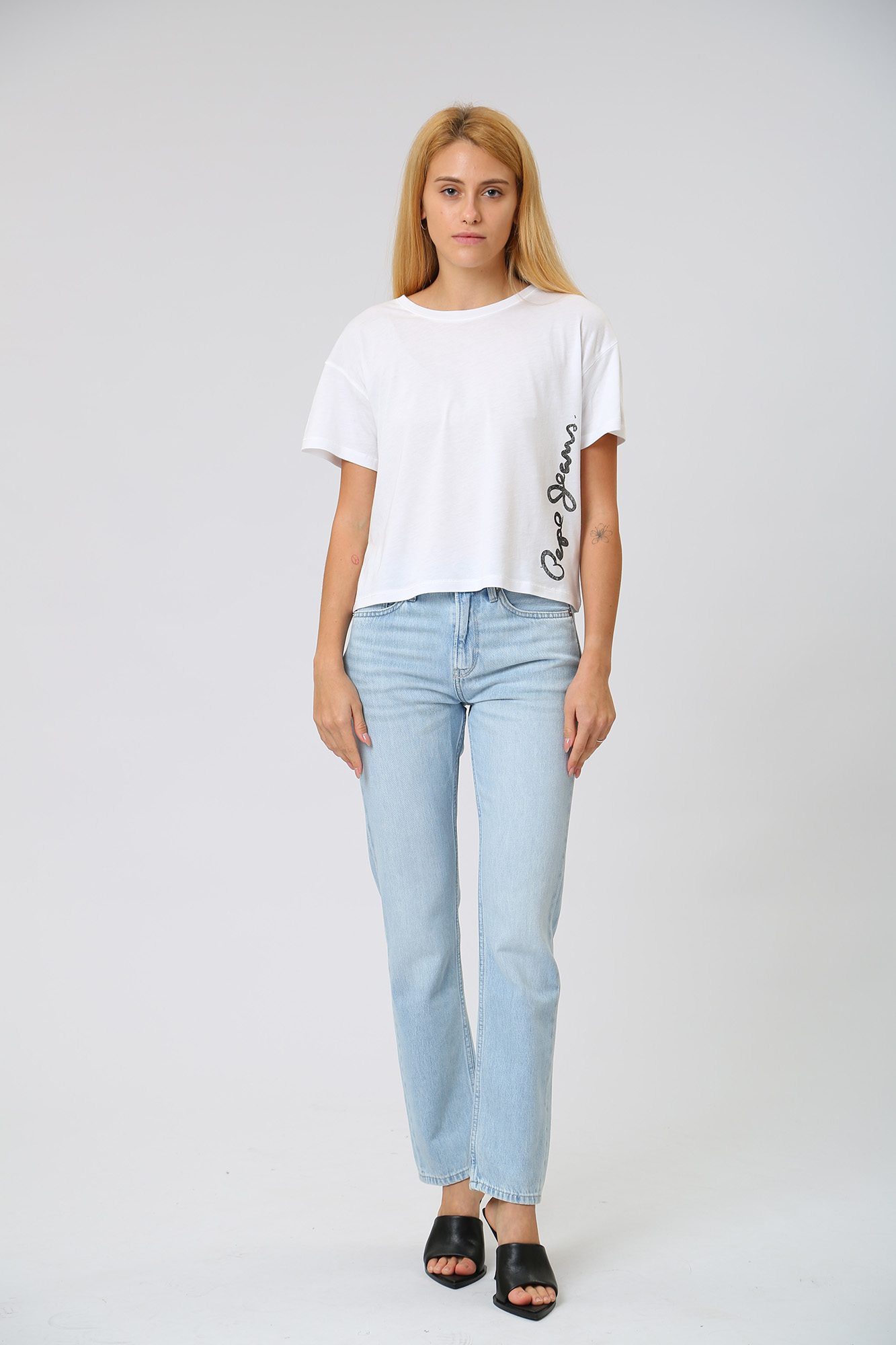 PL204418 брюки джинсовые pepe jeans 