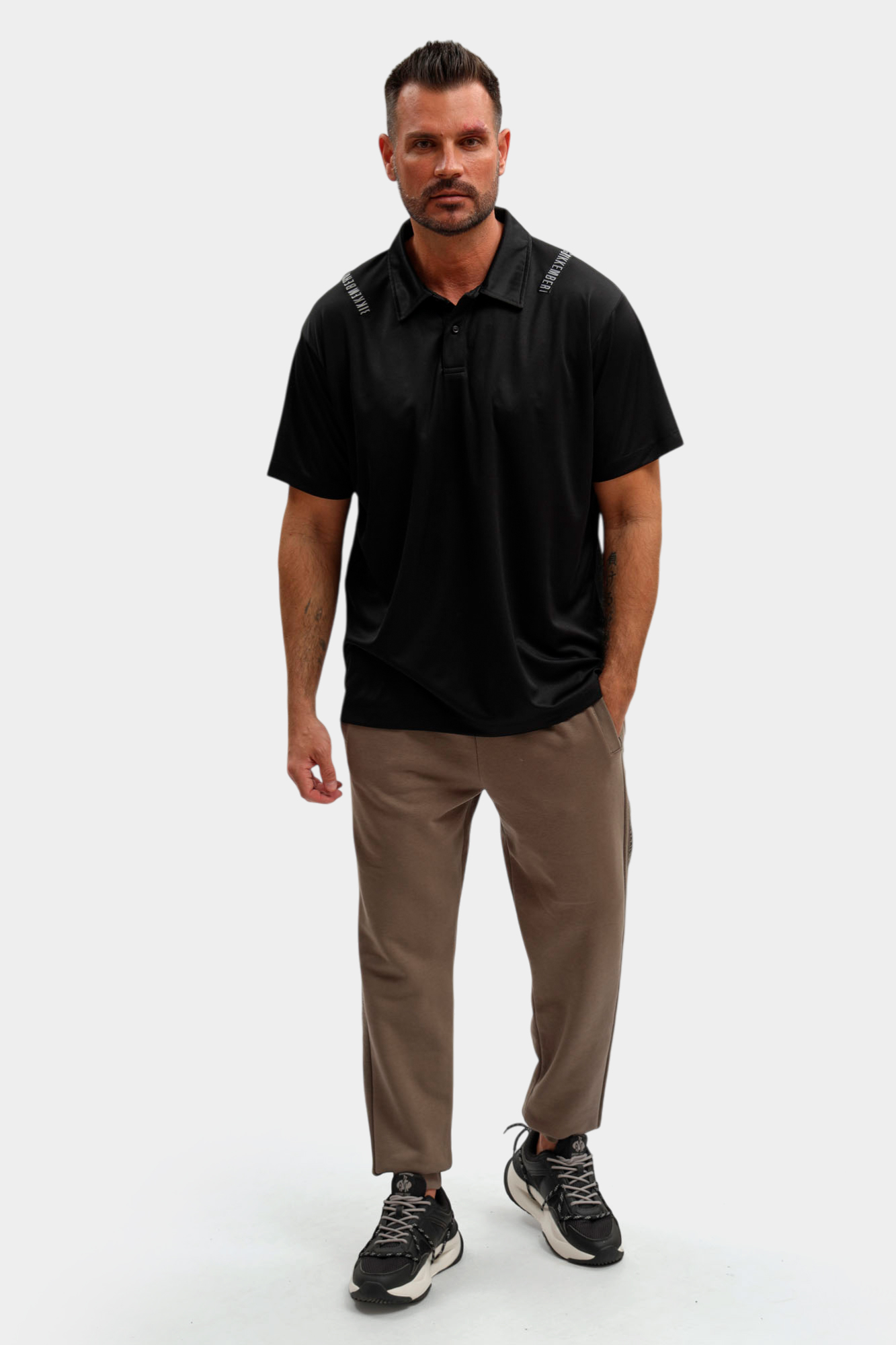 BMT1609 Поло Bikkembergs Черный