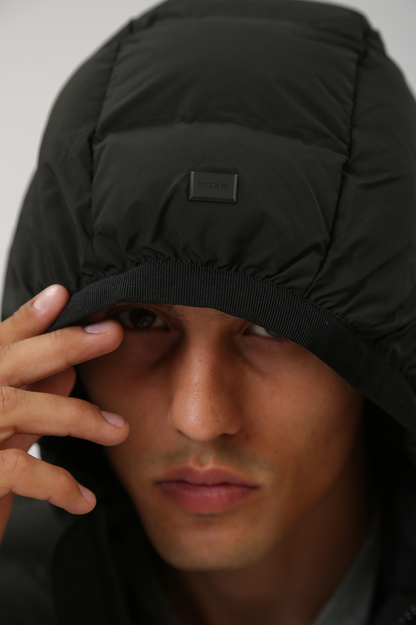 M3628LT2961F9 Пуховик удлиненный Geox Черный