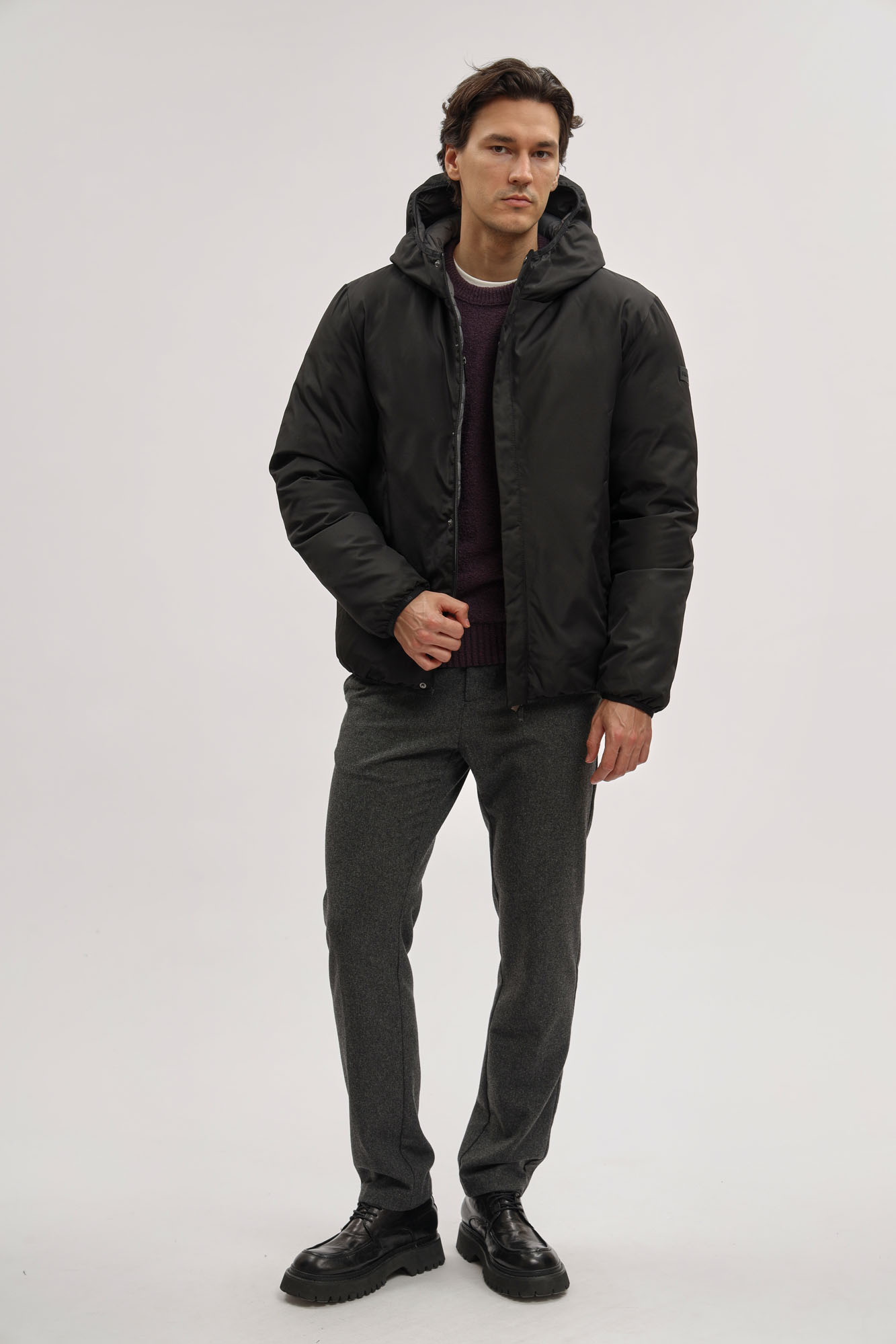 BMG0994 Куртка пуховая Bikkembergs Черный