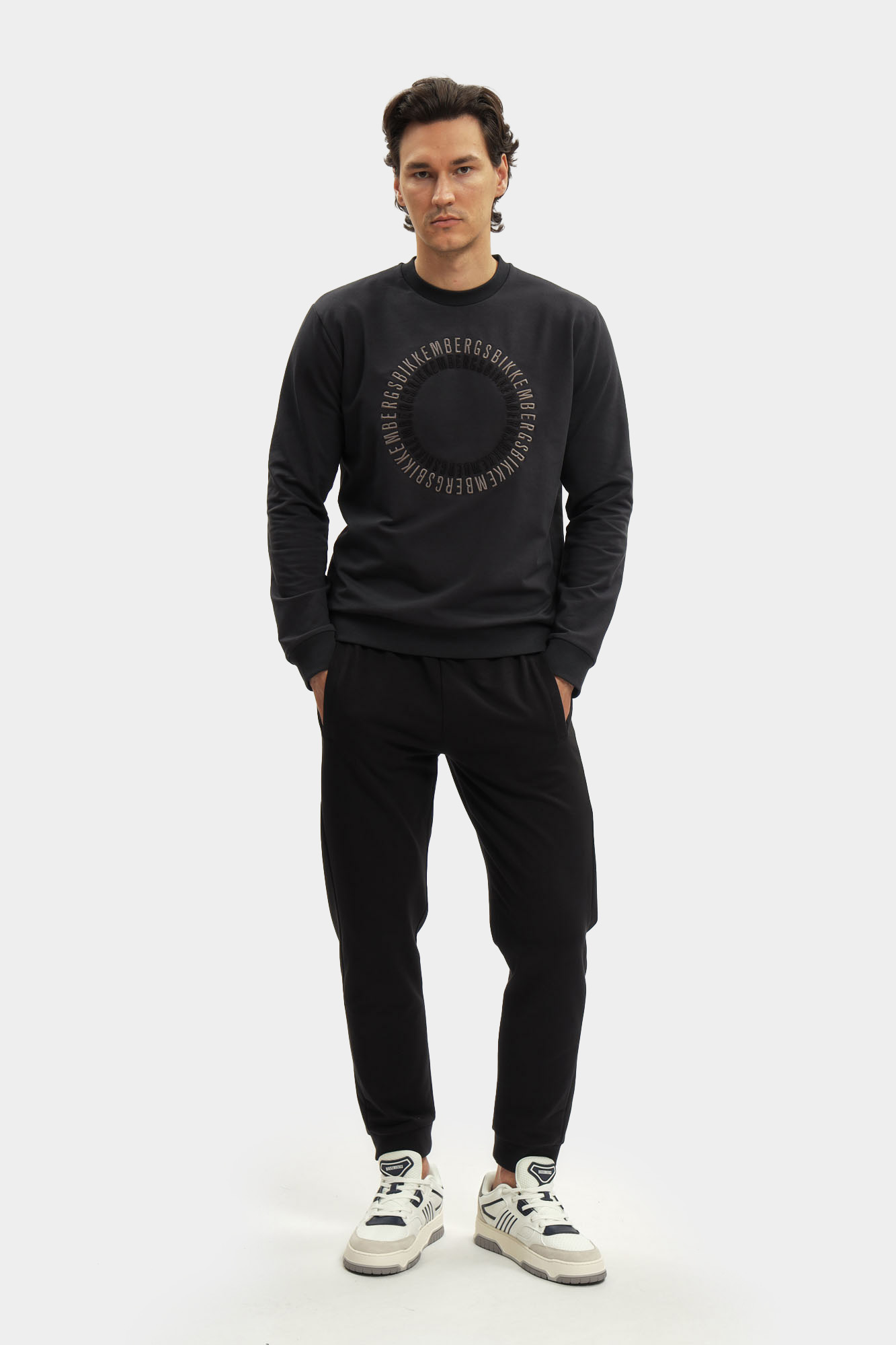 BMF0858 Свитшот Bikkembergs Черный