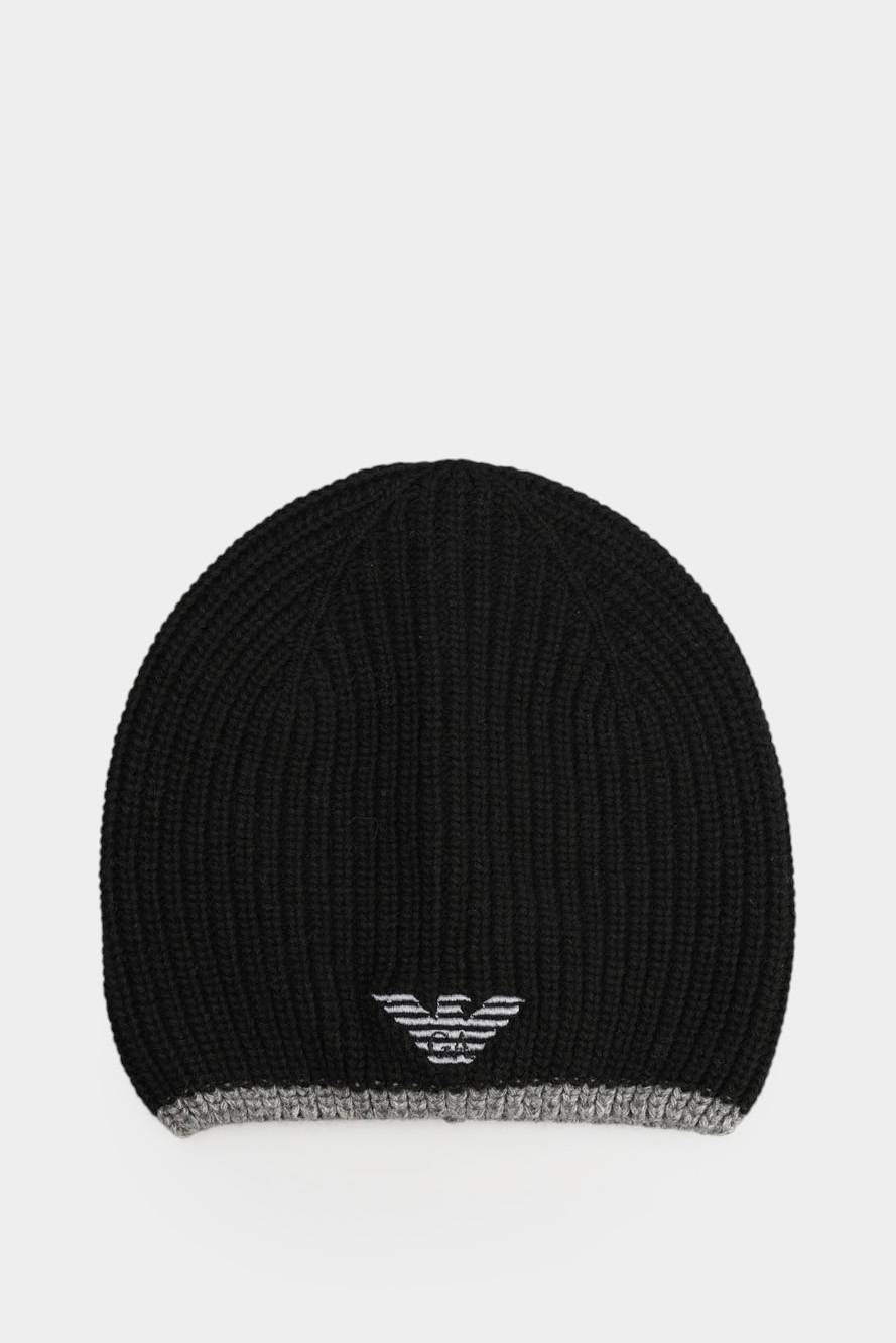 628004_ CC984_20 Набор шапка/шарф Emporio Armani Черный