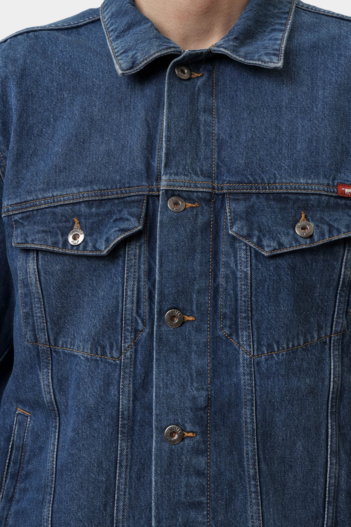 1016352-5000 Куртка джинсовая Mustang Синий