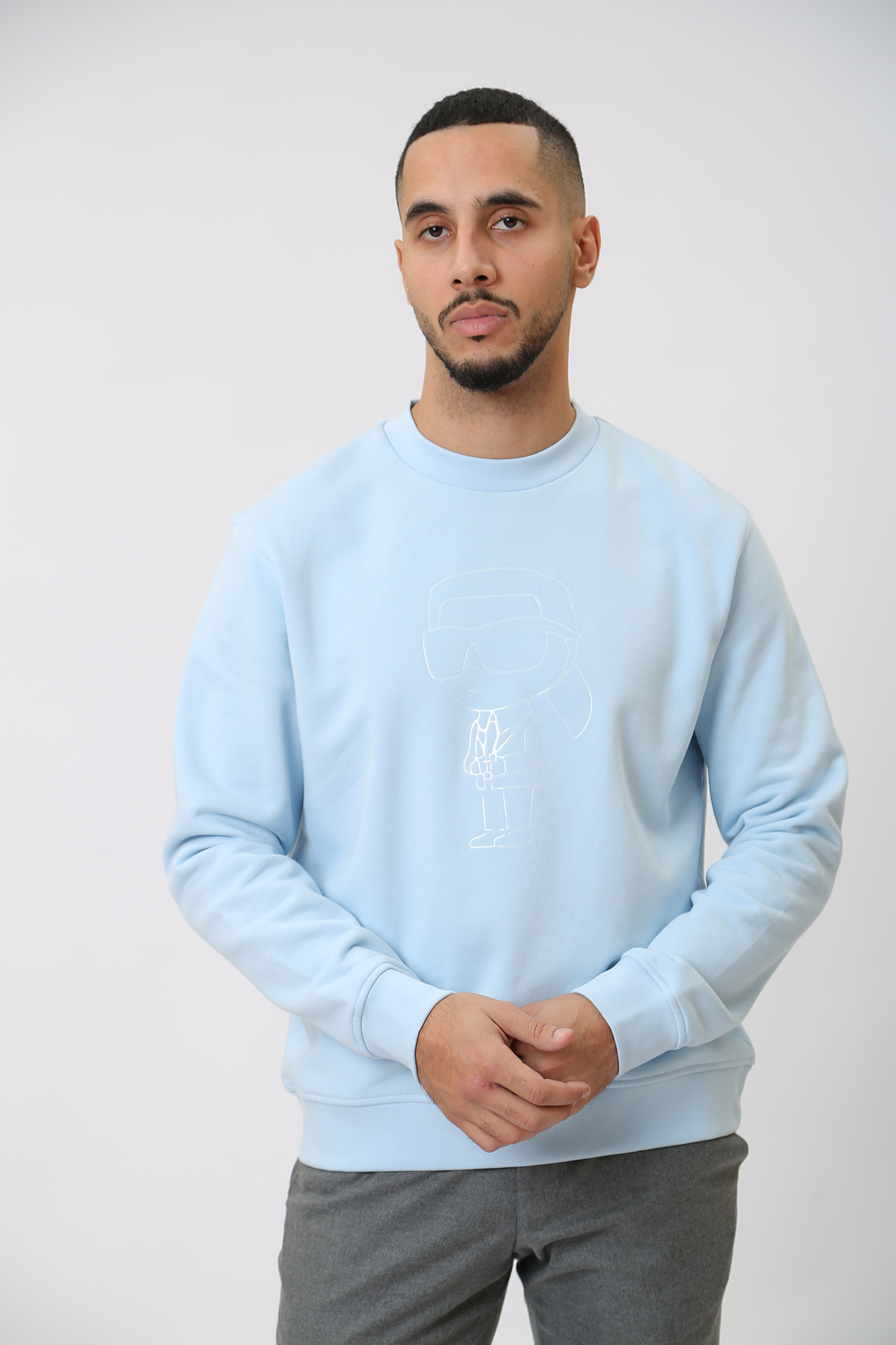 534910_705030 Свитшот Karl Lagerfeld Голубой