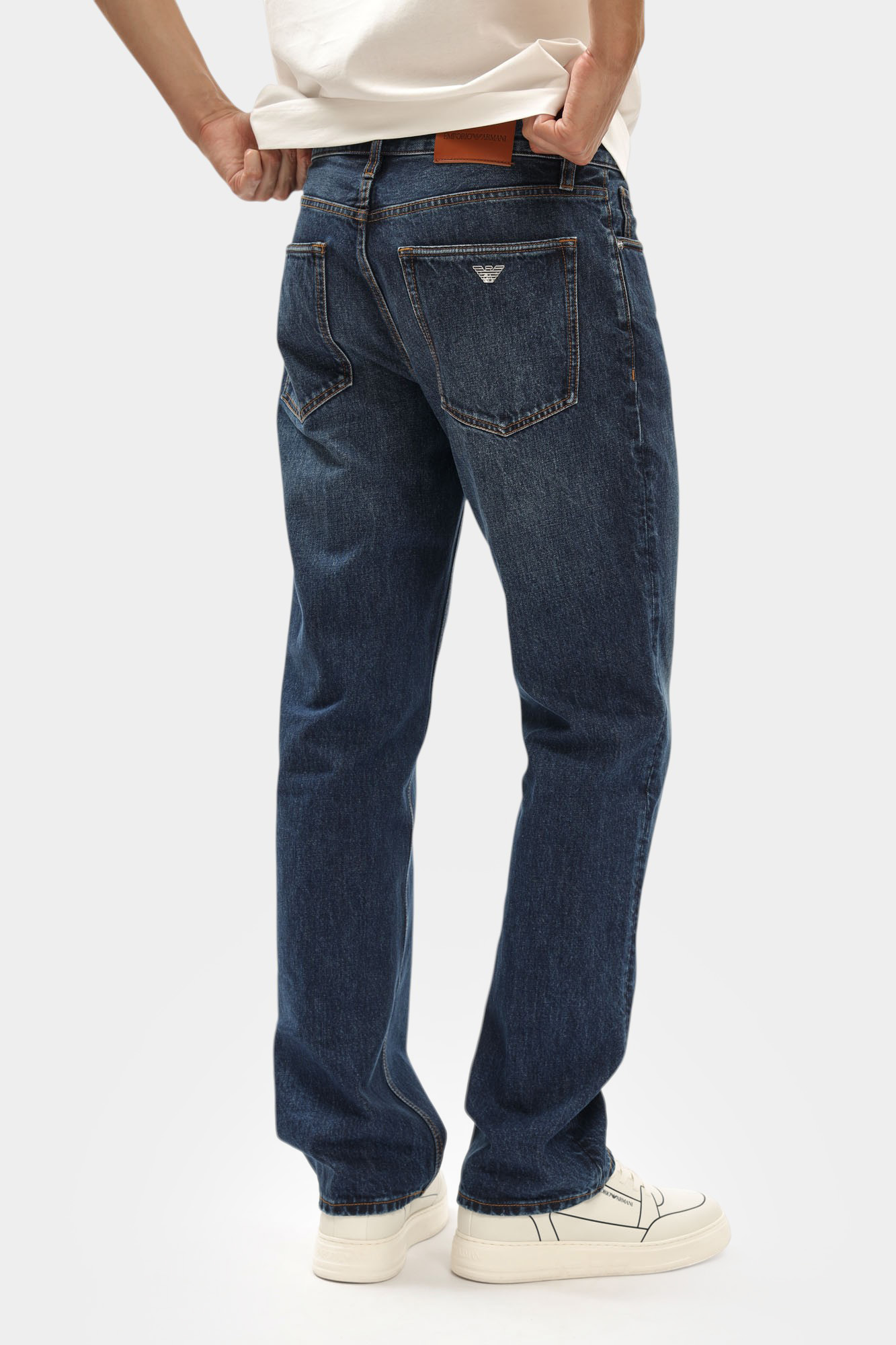 EM000763_ AF1780 Джинсы Emporio Armani Голубой