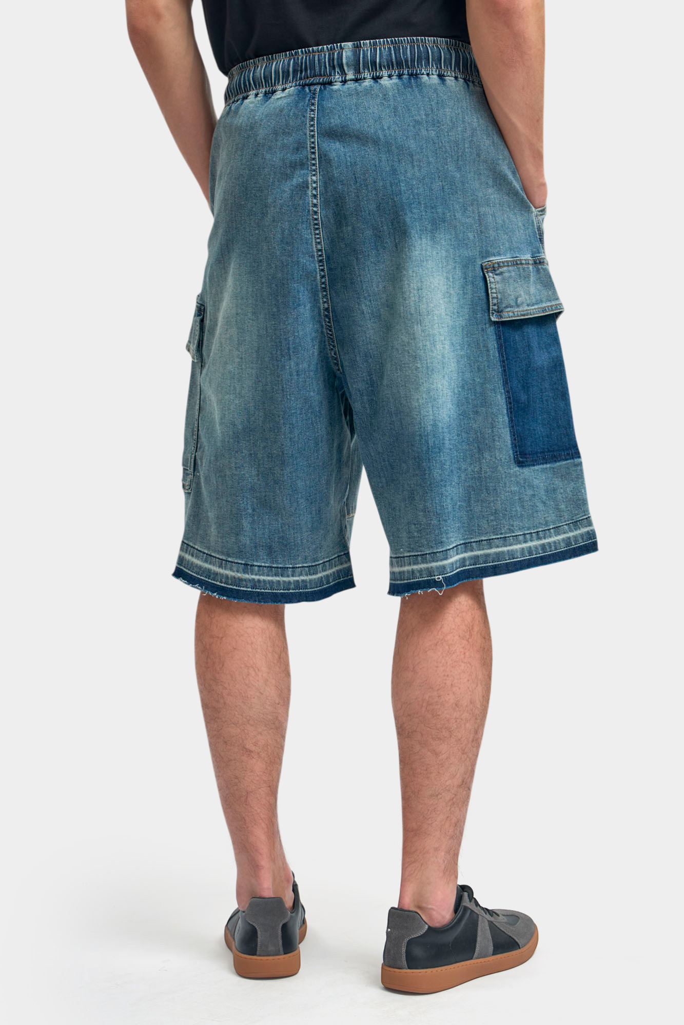 M-261-FT-56-FF003 Шорты джинсовые The Hills Синий