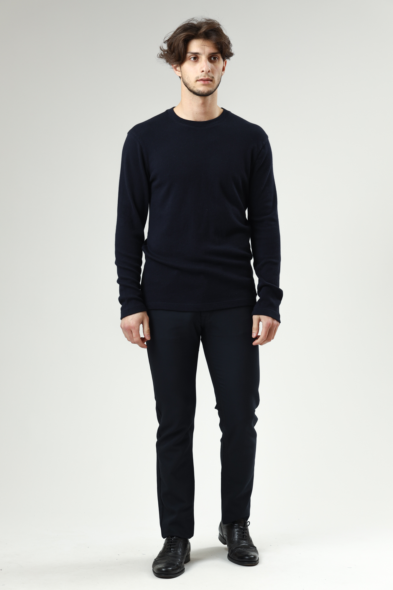 30028028_10012113 Футболка лонгслив Strellson Синий