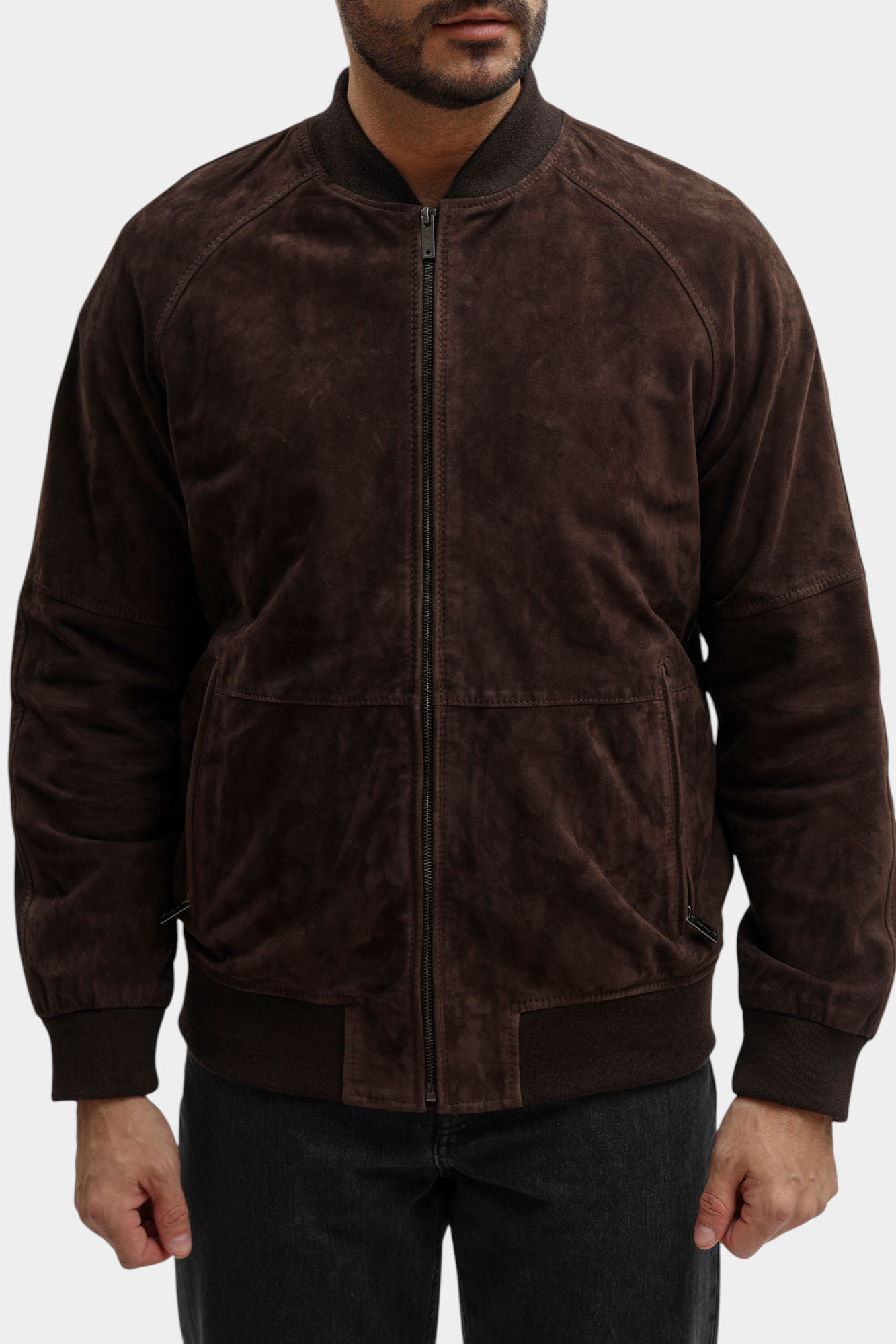 80000841_110169 Куртка кожаная Strellson Коричневый