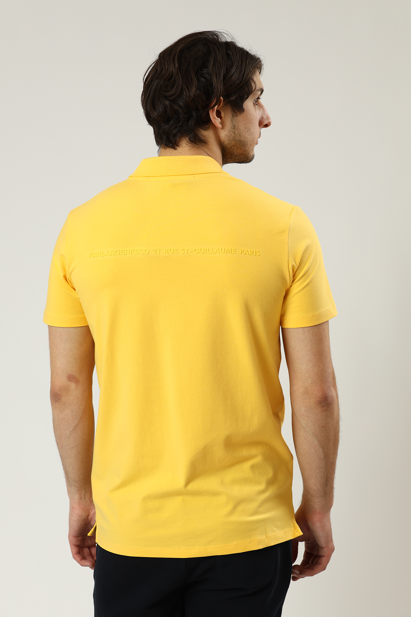 521221_745084 Поло Karl Lagerfeld Желтый