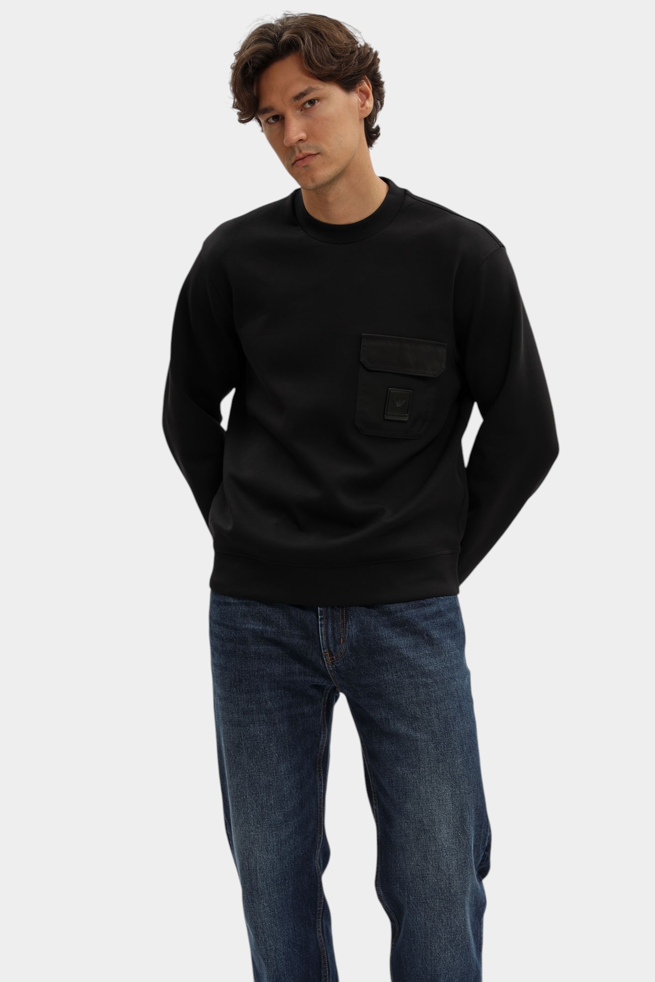 EM002925_ AF10013 Свитшот Emporio Armani Черный