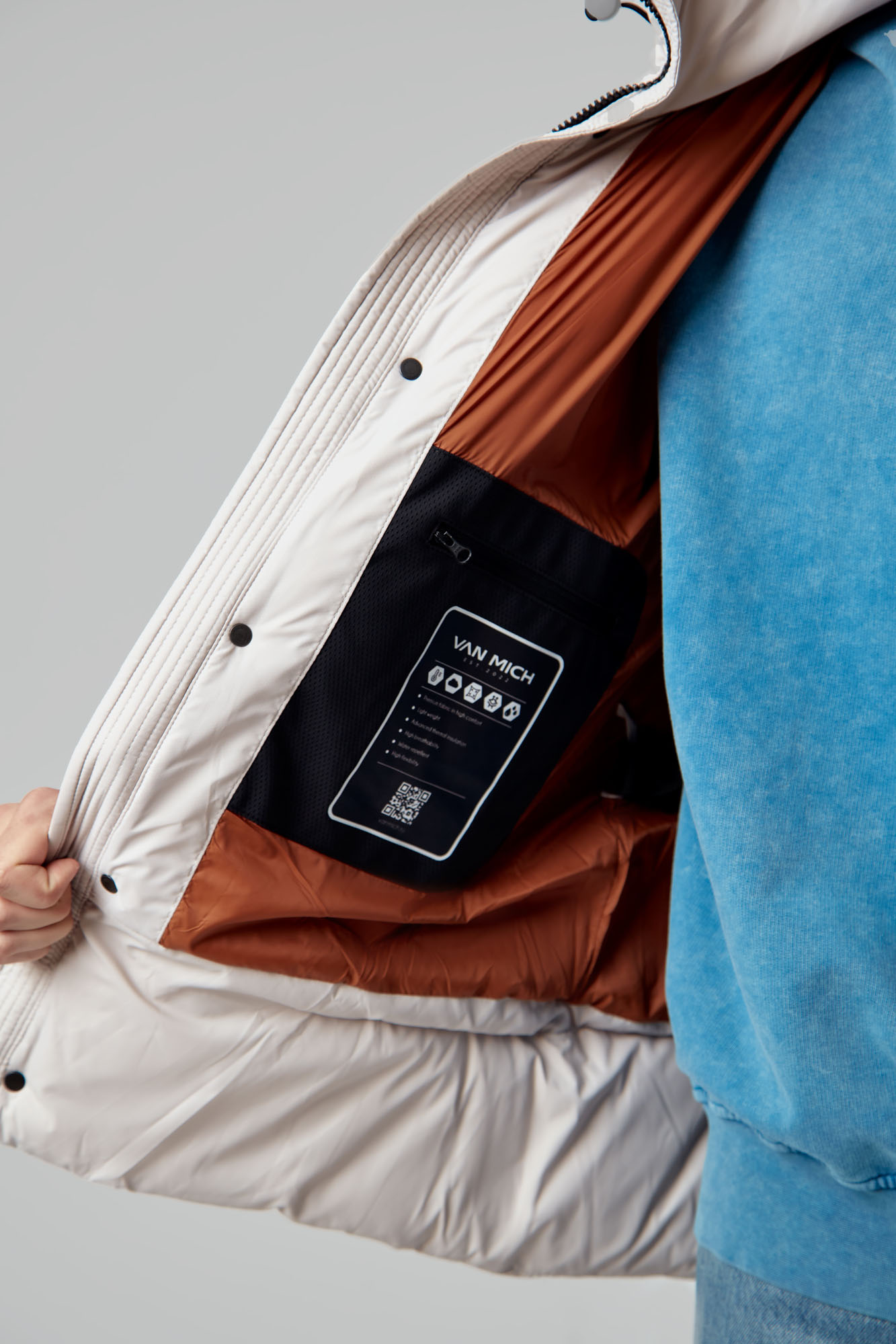 VM-CRI-52-329 Куртка Van Mich Бежевый