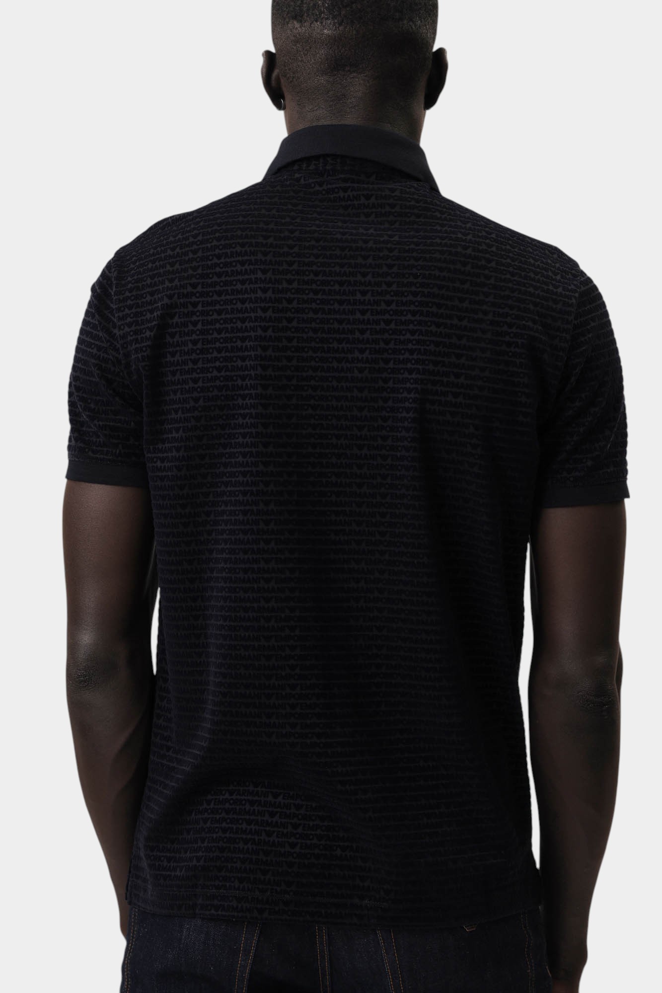 EM001283_AF10017 Поло Emporio Armani Синий