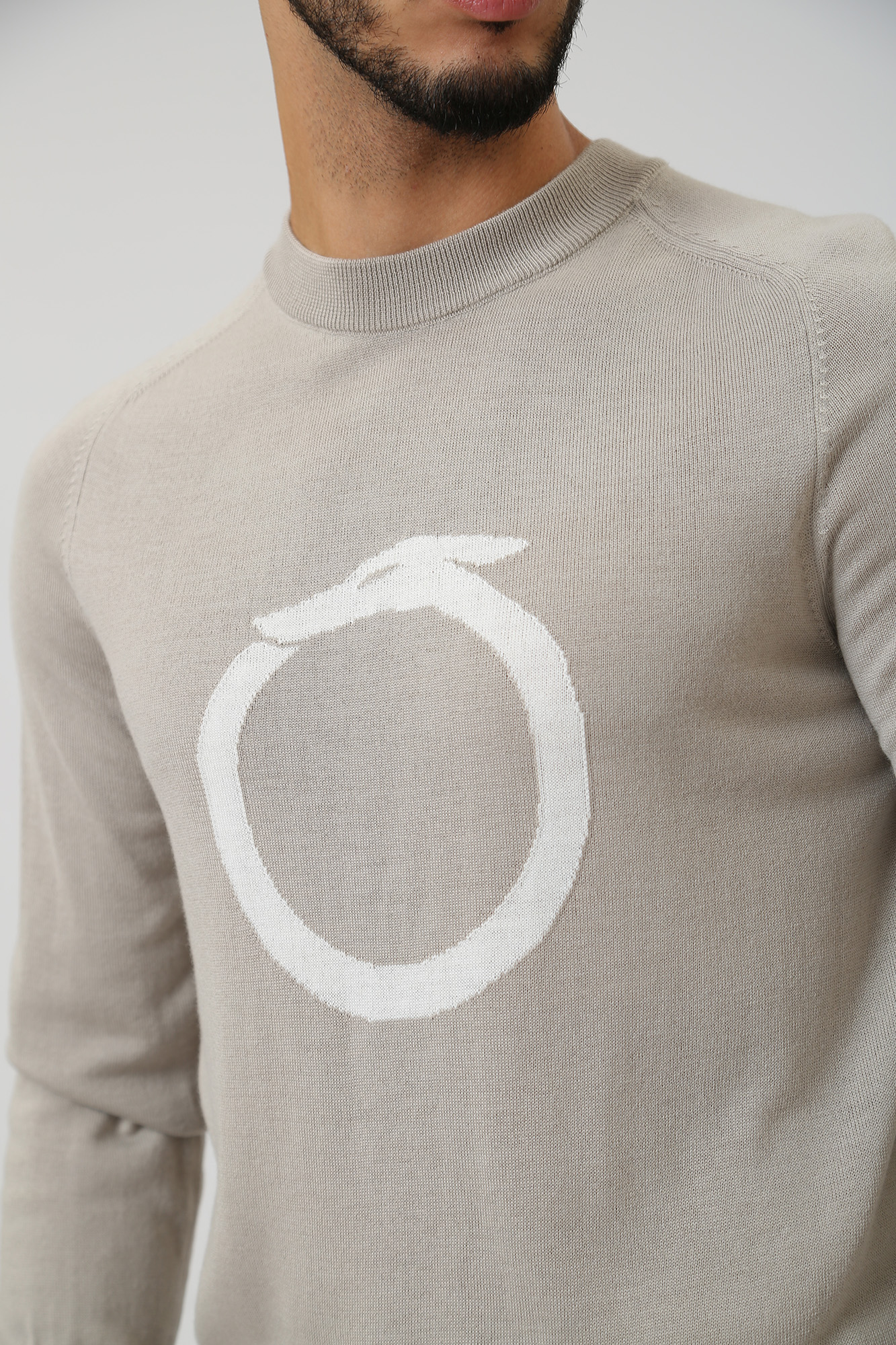 52M00677-0F000793 Джемпер Trussardi Серый